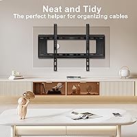 Vista 6 de Cord Hider for Wall Mounted TV, in Wall Cable Management Kit for Large Capacity, Wall Cable Hider Behind The Wall, Cable Raceway White Includes Hole