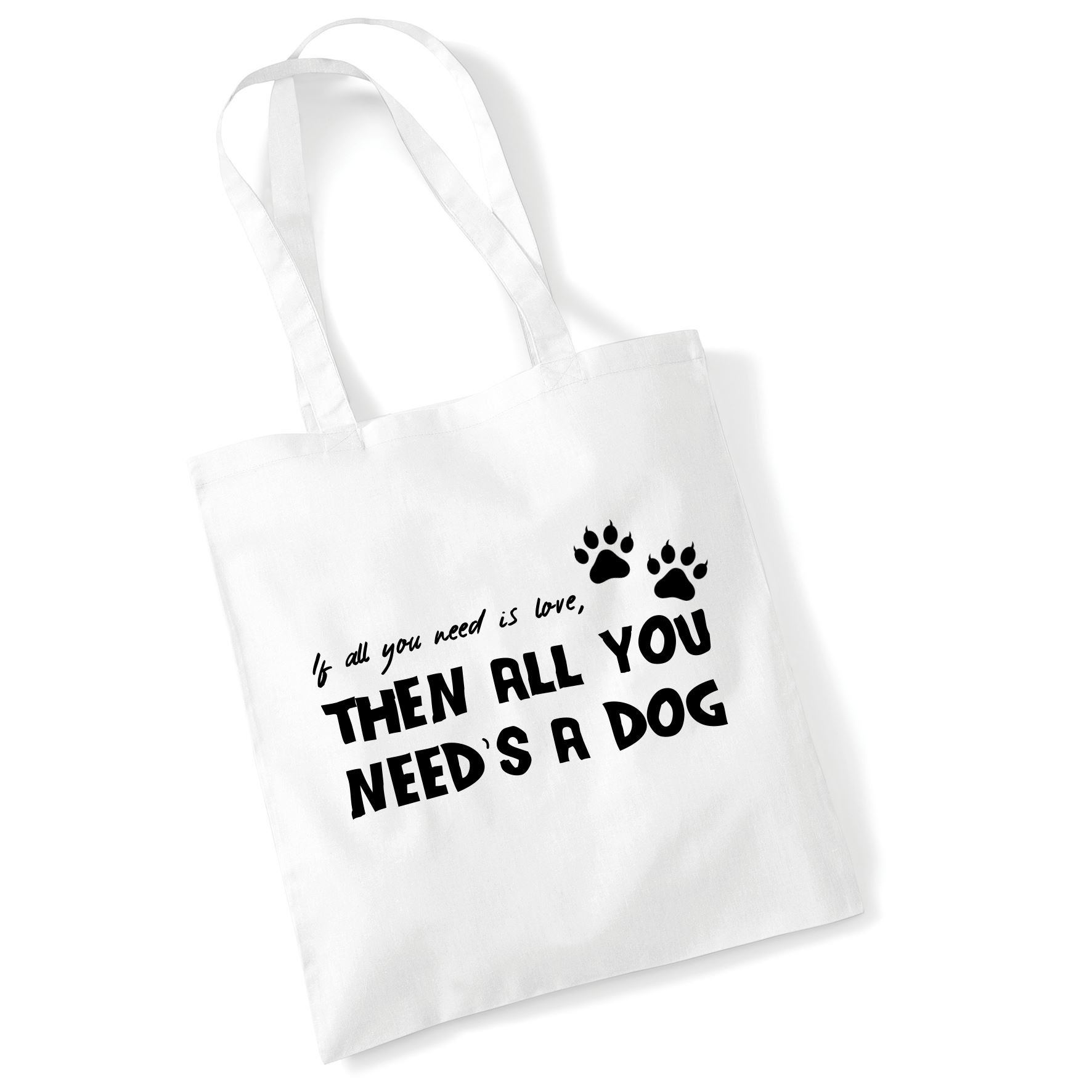 Bang Tidy ClothingTote Bags For Women A Dog Printed Cotton Shopper Bag Gifts
