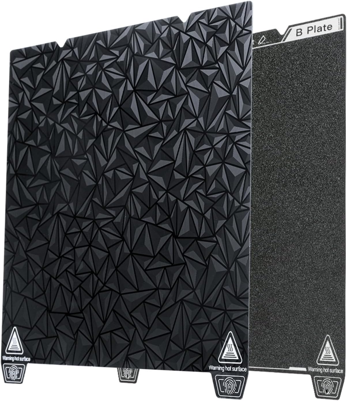 Official Creality K1 Max Glossy PEO and Matte PEI Double Side Build Plate Kit, 315 x 310mm Flexible Spring Steel Platform, Removable 3D Printer PEI Sheet Build Surface for K1 Max/Ender 3 V3 Plus