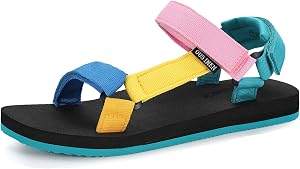Women's Sandals Sport Water Sandals with Arch Support Insole Outdoor Hiking Quick-Drying Casual Sandal