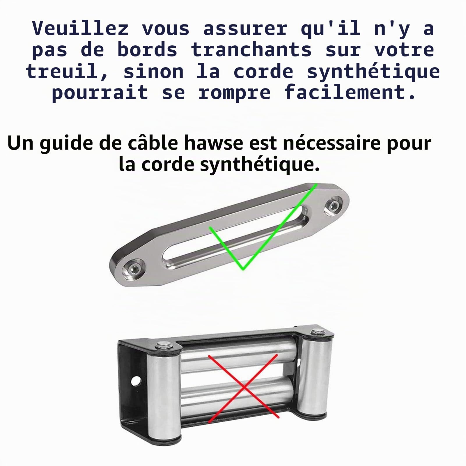 KIMISS Sangle de Câble de Remorquage de Voiture, Câble de Treuil 4,8 Mm X 15 M en Fibre Synthétique 5500 Lbs Résistance à la Rupture étanche pour Remorque ATV UTV(Rouge)