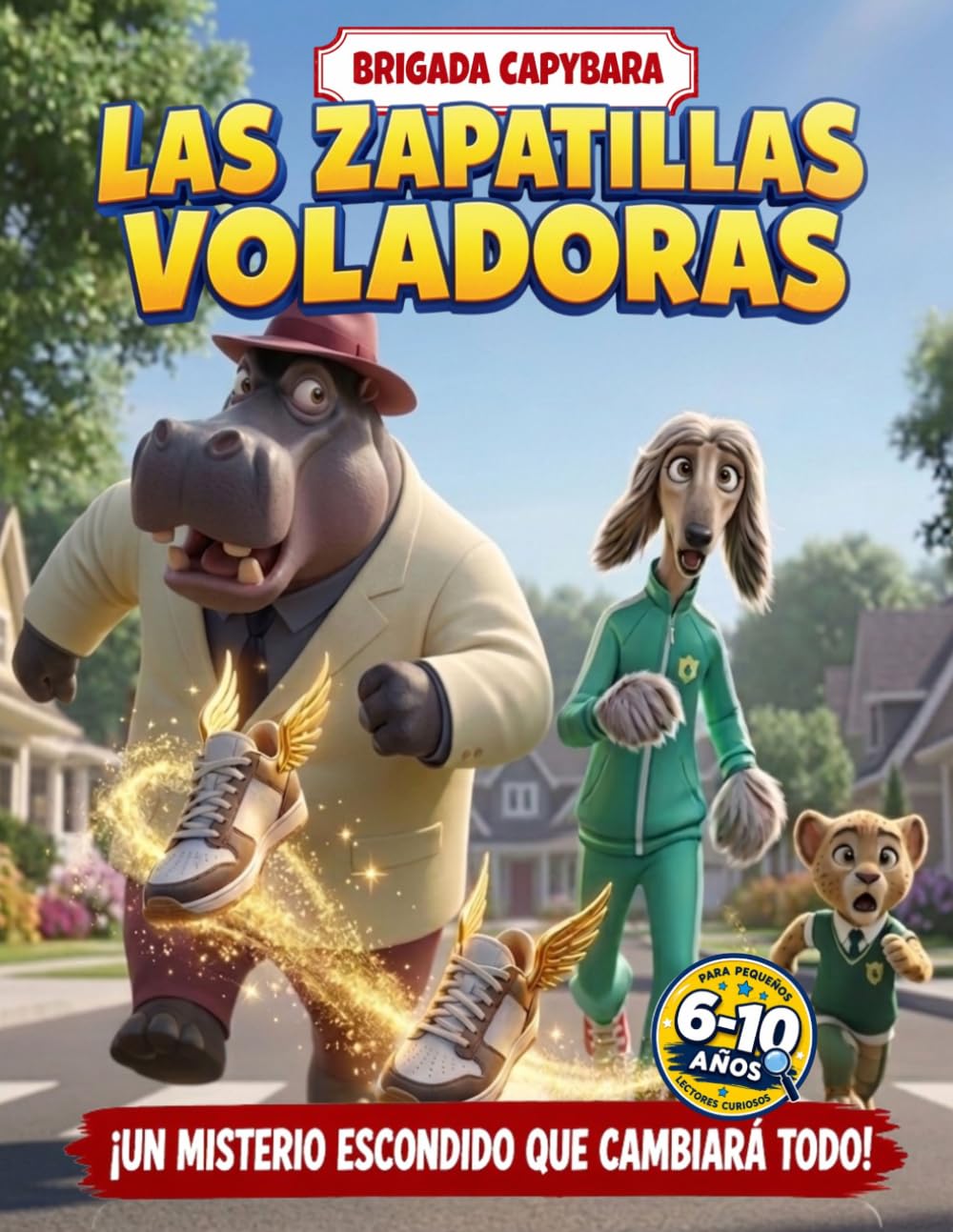 Las Zapatillas Voladoras: Un caso de misterio infantil para la Brigada Capibara y los niños de la escuela (Brigada Capibara - Misterios y Animales Valientes)