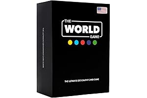 The World Game - Map and Geography Card Game, Learning Games for Kids