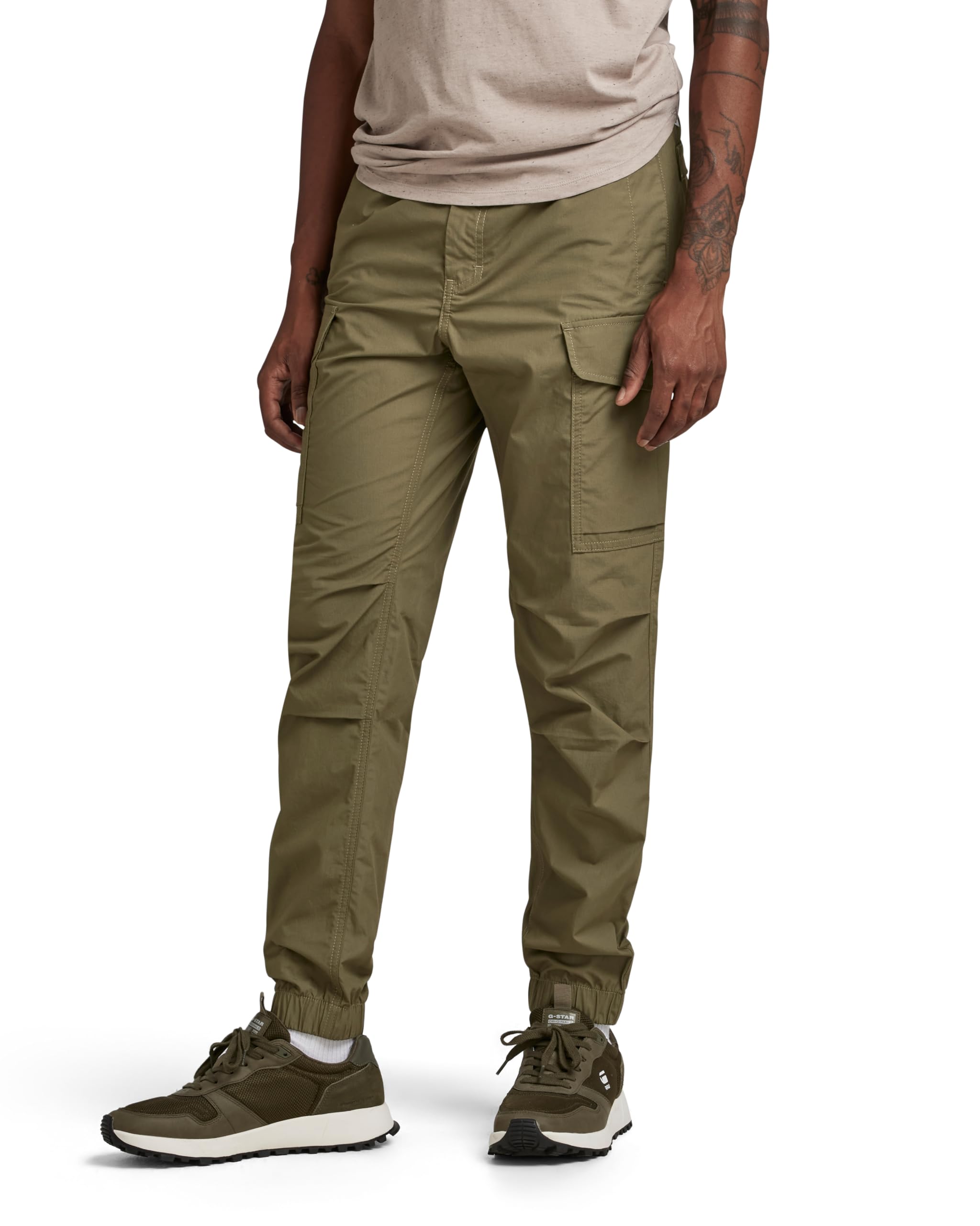 G-Star Men's Combat Cargo Trainer, Green (shadow olive D22556-A790-B230), 36