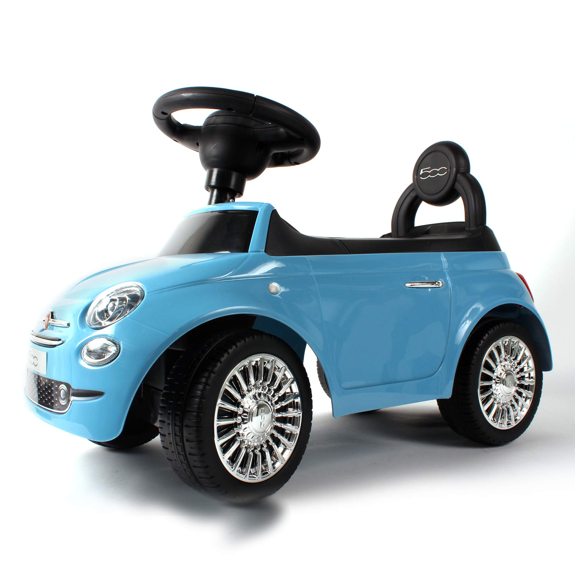 TURBO CHALLENGE - Fiat 500 E - Trotteur - 119502 - Roues Libres - Bleu - 25Kg Max - Plastique - Piles Non Incluses - Barre de Guidage - Jouet Enfant - Cadeau - Anniversaire - À Partir de 18 Mois TURBO CHALLENGE - Fiat 500 E - Trotteur - 119502 - Roues Libres - Bleu - 25Kg Max - Plastique - Piles Non Incluses - Barre de Guidage - Jouet Enfant - Cadeau - Anniversaire - À Partir de 18 Mois