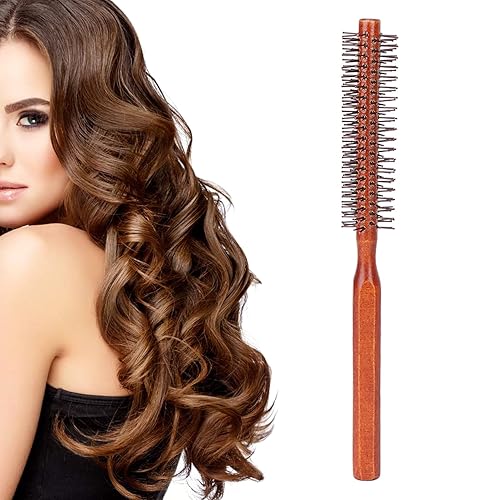 Miniatura 2 de Round Brush, Roller Brush, Small Round Hair Brush, Quiff Roller for Men and Women to Reduce Frizz Prevent Dryness and Split Ends