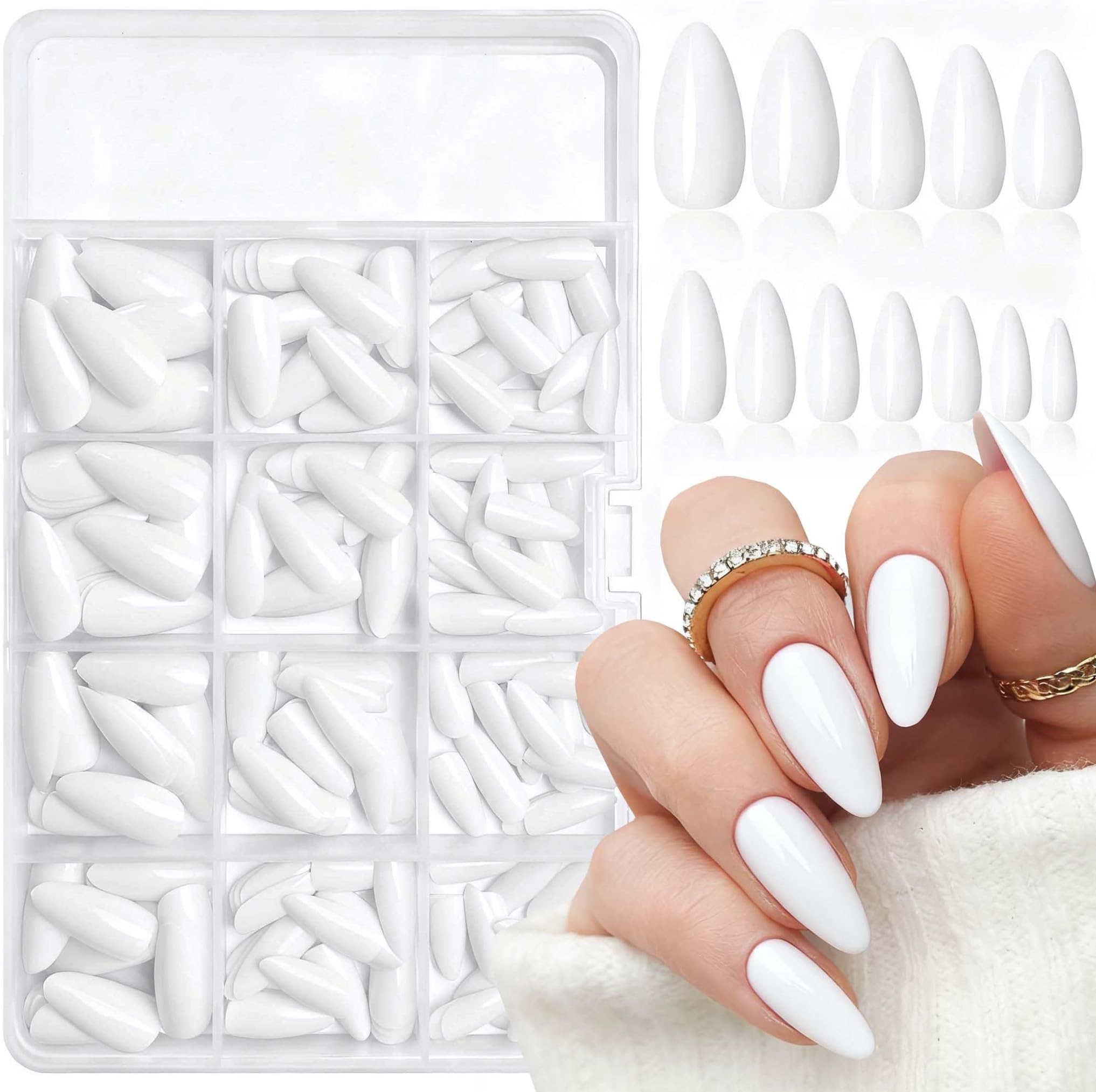 Medium Press on Nails Almond
