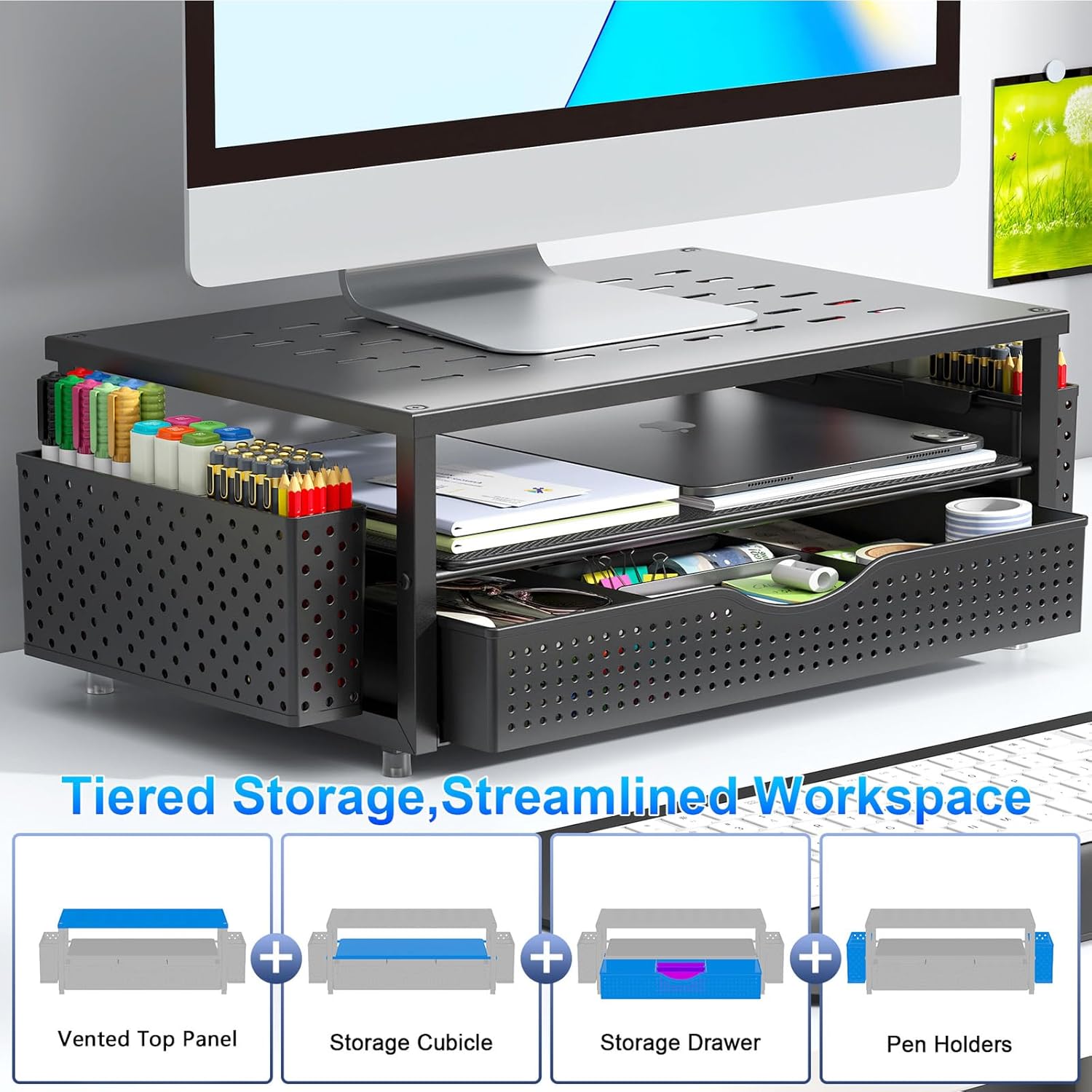 Elevate Your Workspace: Review of the Gianotter Desk Organizer and Monitor Stand