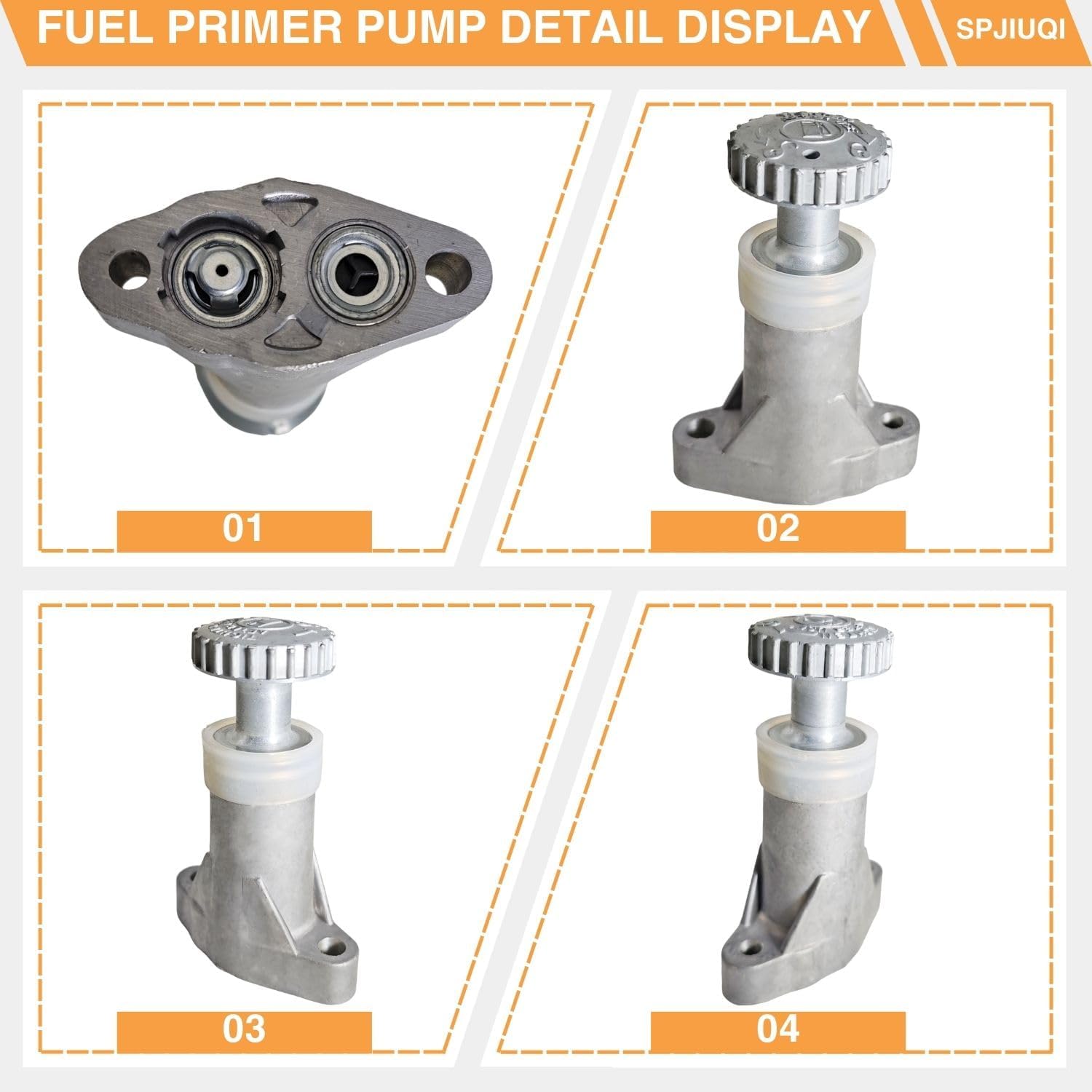 Fuel Hand Primer Pump for Caterpillar Engine 3114 3116 3126 3196 3208 3304 3306 3406 3408 3412 3508 3512 C10 C12 C13 C15 C16 C9 Replaces 1375541 1052508 4W0788 4N2511 4N3287 6N6800 1W4999