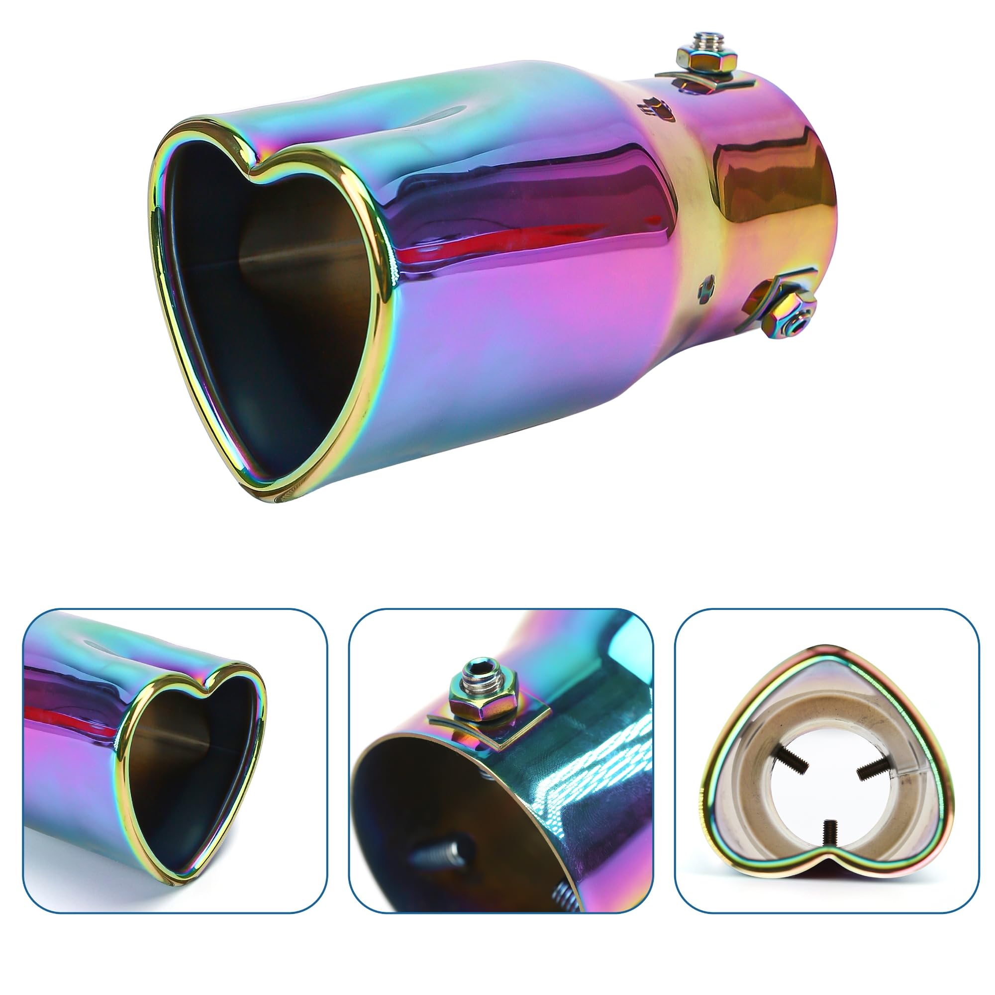 Amazon | カーアクセサリー ハート型ユニバーサルカー