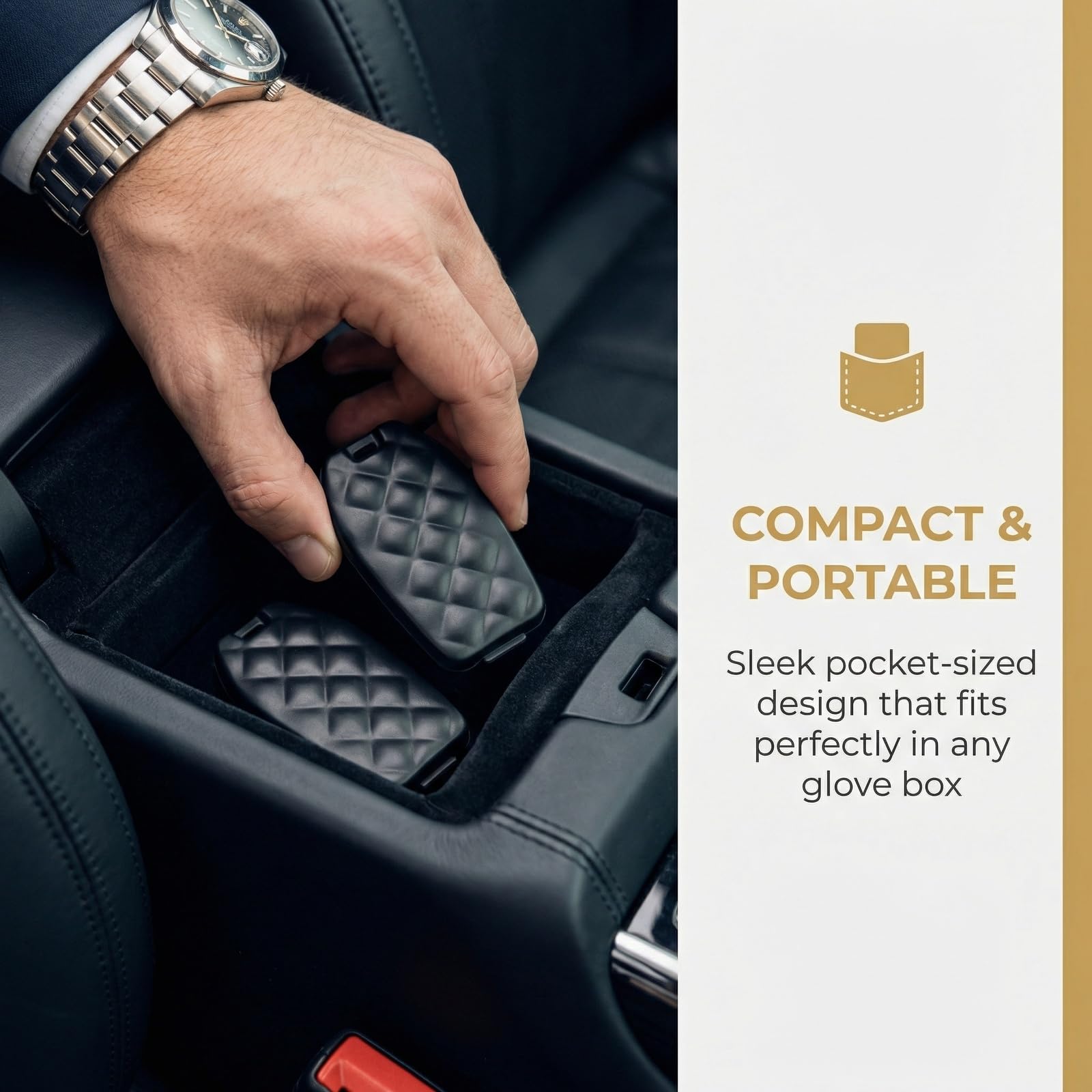 Set di riparazione per tergicristalli e spazzole tergicristalli, universale, per auto, con motivo a diamante, colore nero