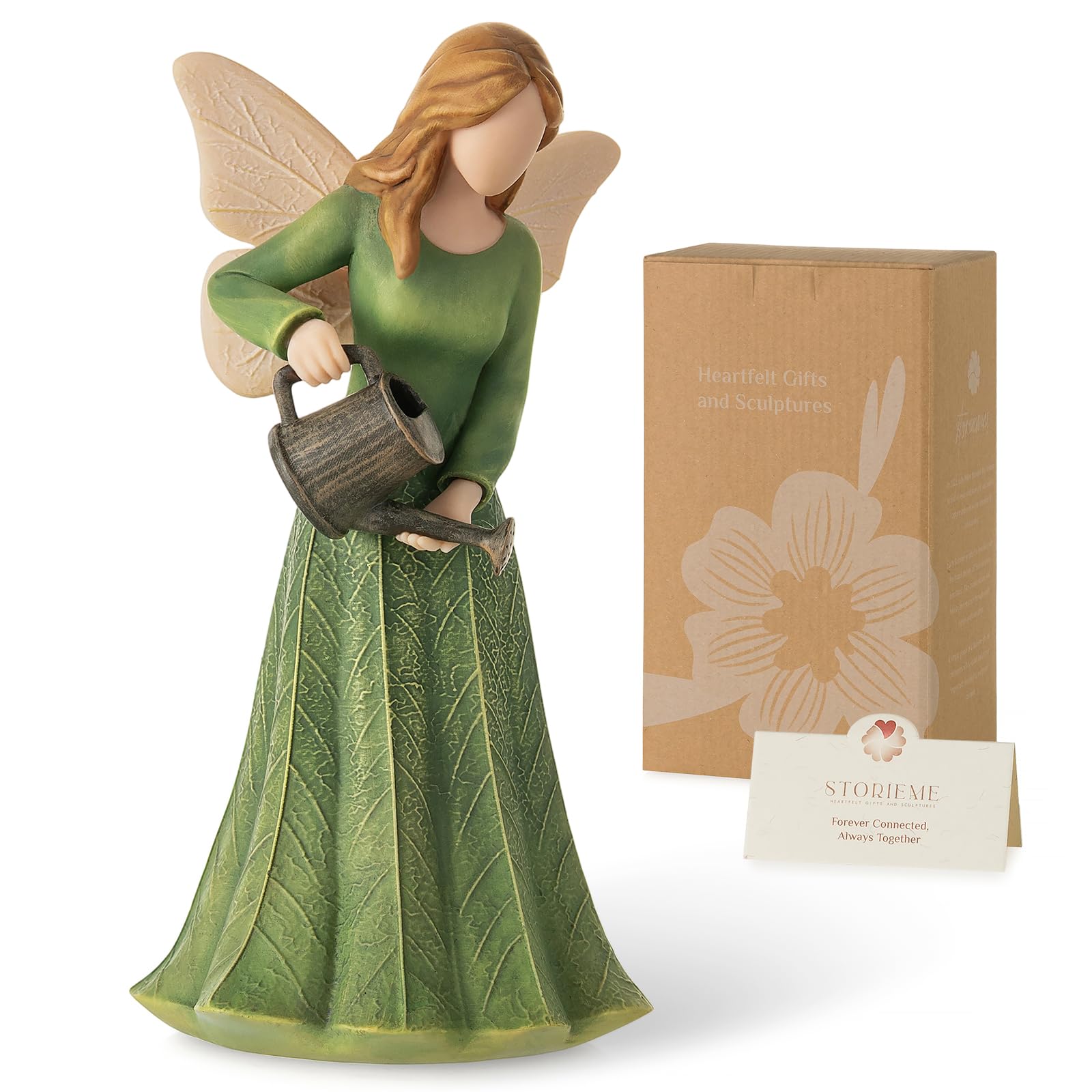 Statue d'ange fée Storieme pour décoration de jardin et extérieur