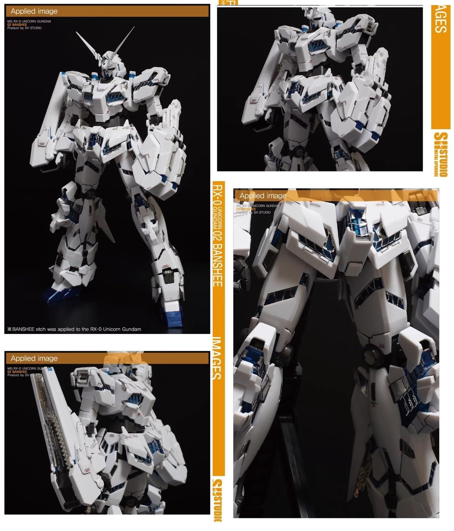 Amazon | MG 1/100 バンシィ エッチング 改造 パーツ メタル 対応 改造
