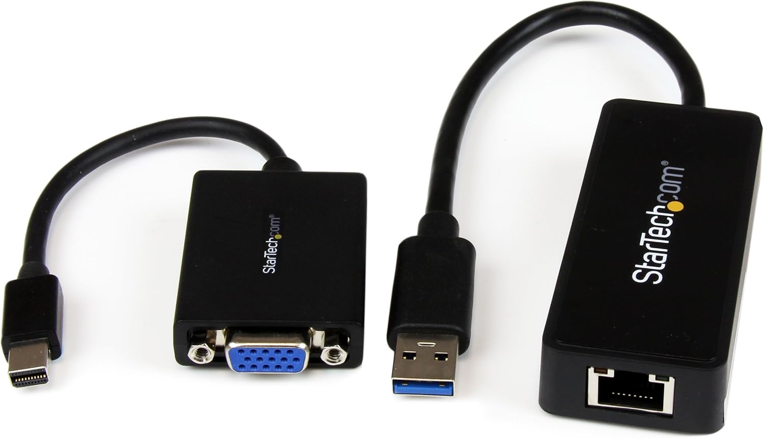 StarTech.com Lenovo ThinkPad X1 Carbon VGA and Gigabit Ethernet Adapter Kit - MDP to VGA - USB 3.0 to GbE (LENX1MDPUGBK)
