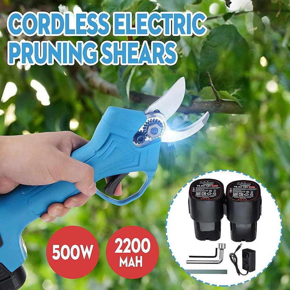 Electric Pruning Shears,Rechargeable Pruning Shears Gardening Lithium Battery Pruning Shears