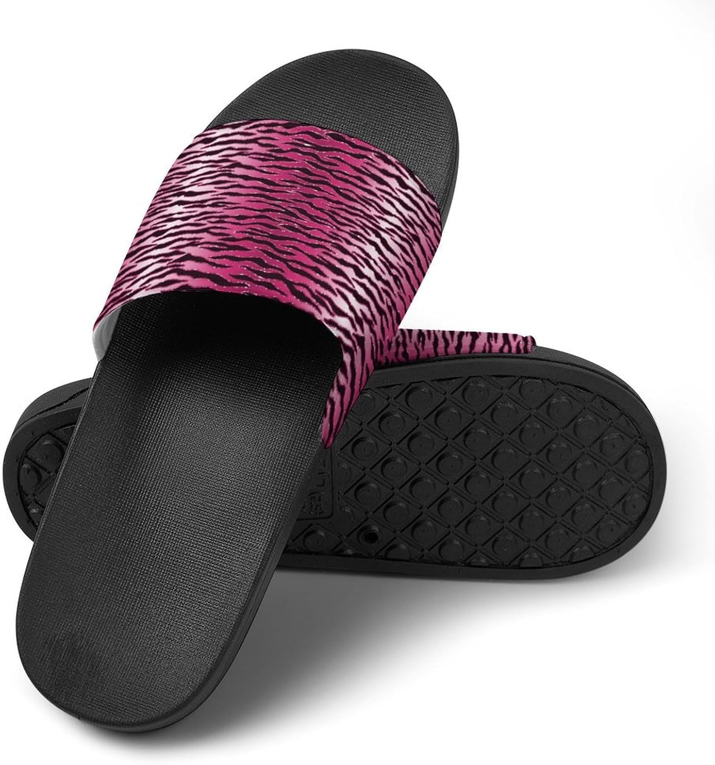 Colorful Leopard Print PVC House Slippers for Men Women Non Slip Outdoor Sandals Home Shoes