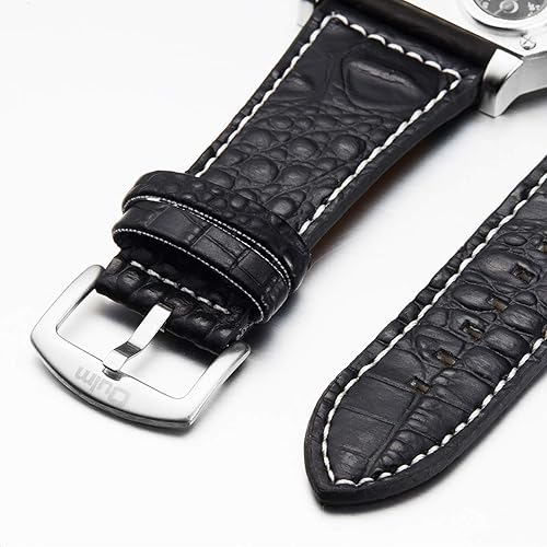 Miniatura 7 de FANMIS Reloj de pulsera de cuarzo deportivo militar para hombre, dos zonas horarias, brújula y termómetro, esfera decorativa, correa de cuero, reloj