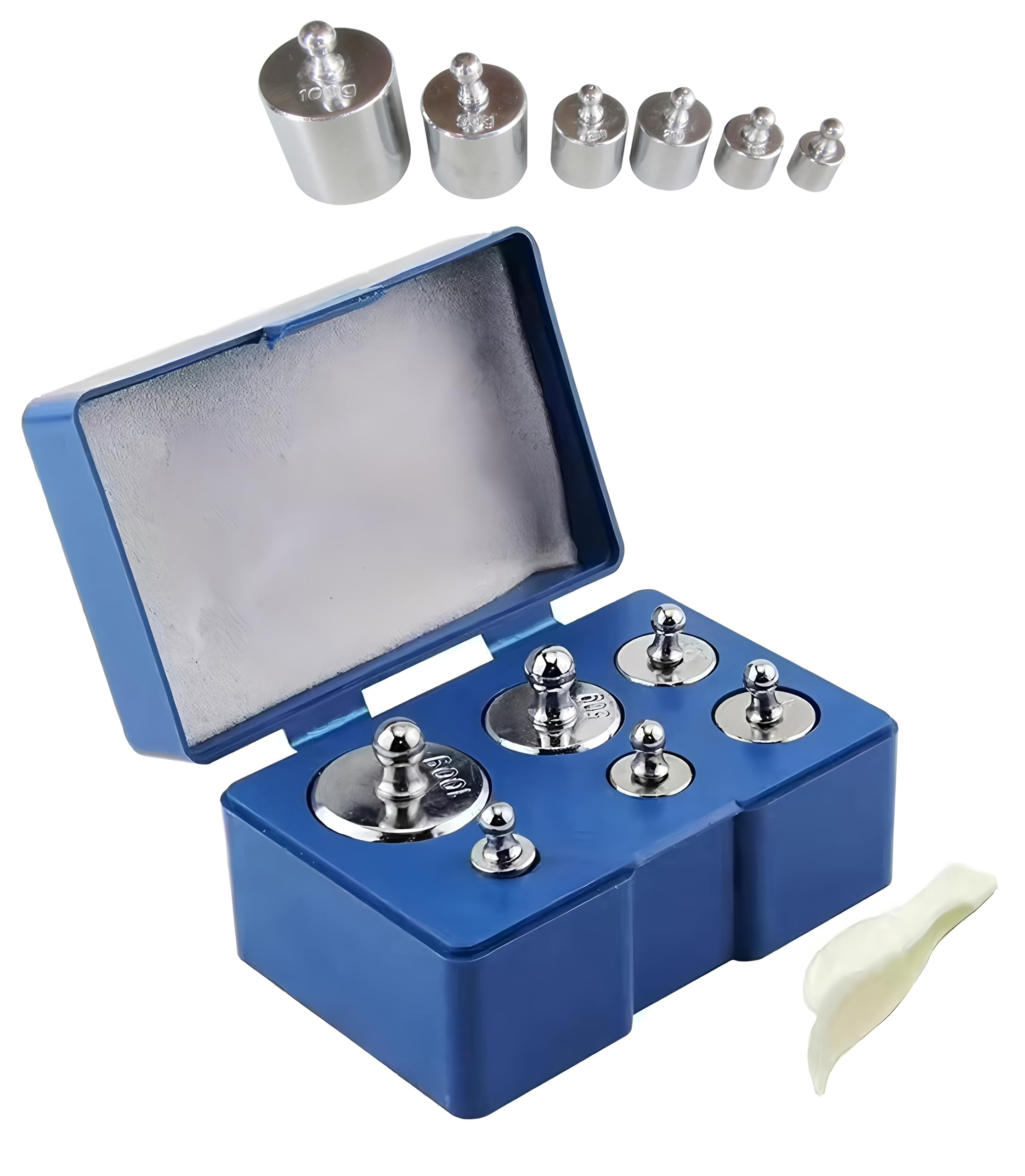 MAGIKON Steel Calibration Weight Kit, M2 Class 205g (100/50/20/10/5g)