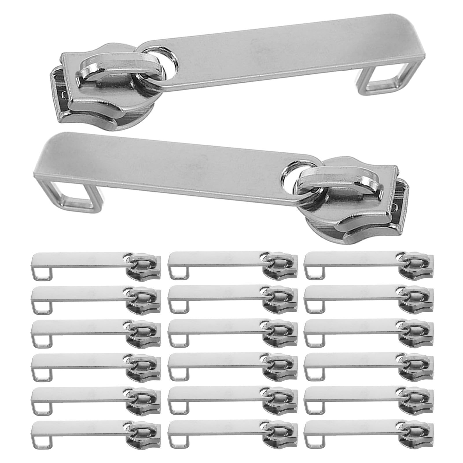 Kit de reparación de cremalleras de aleación de zinc DOITOOL con tirador metálico de doble capa