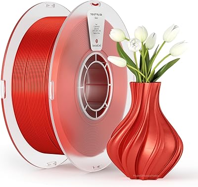 21 – kexcelled Silk PLA Filament 1.75mm Red 3D Printer Filament Silk & Metallic Shiny Glossy Surface,1kg Spool (2.2lbs),Fit Most FDM Printer for …