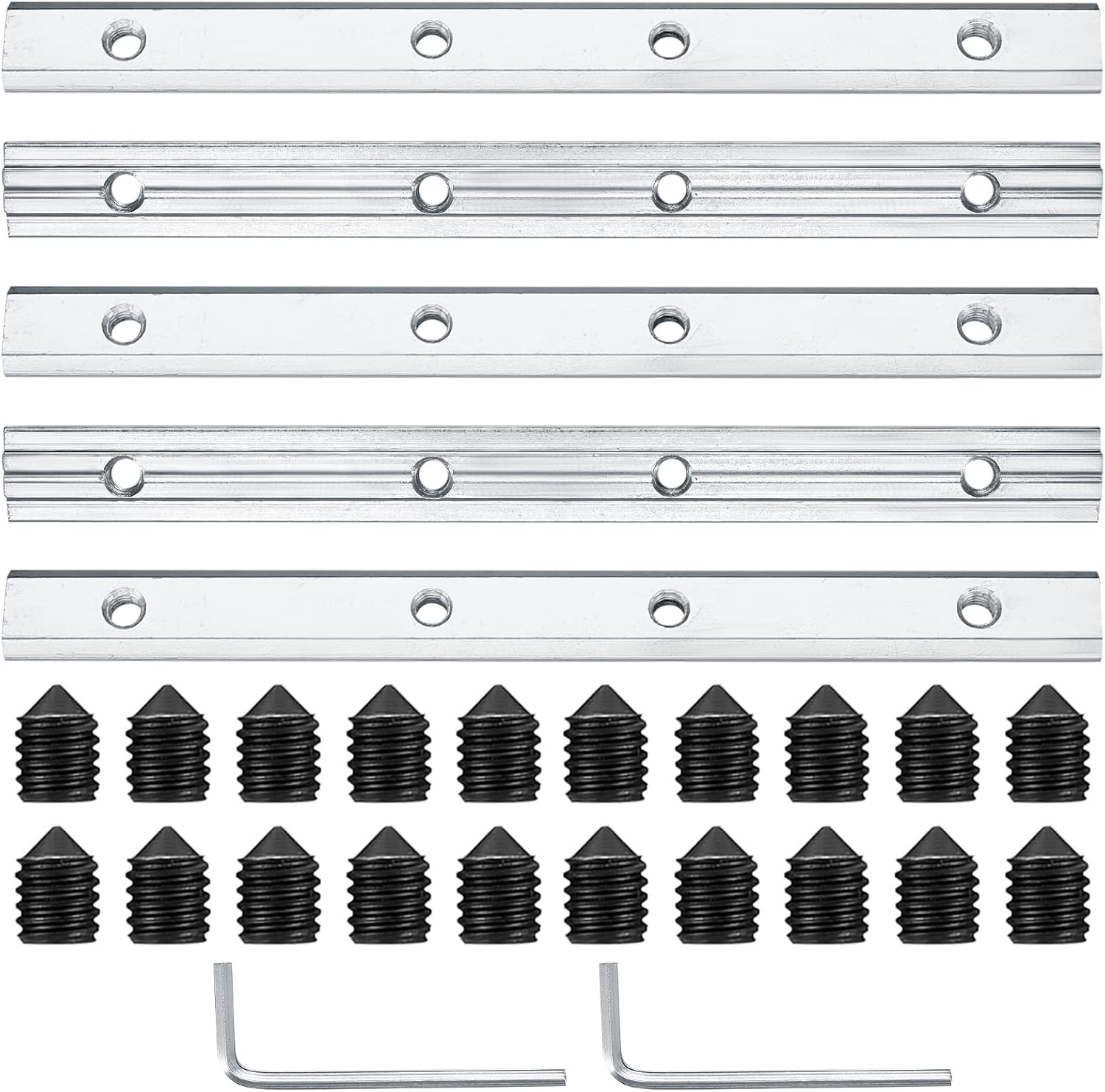 Kit 8 Adattatori Per Binario A T Con Viti M6 - Acciaio Inox Per Portapacchi E Supporti - Foto 11