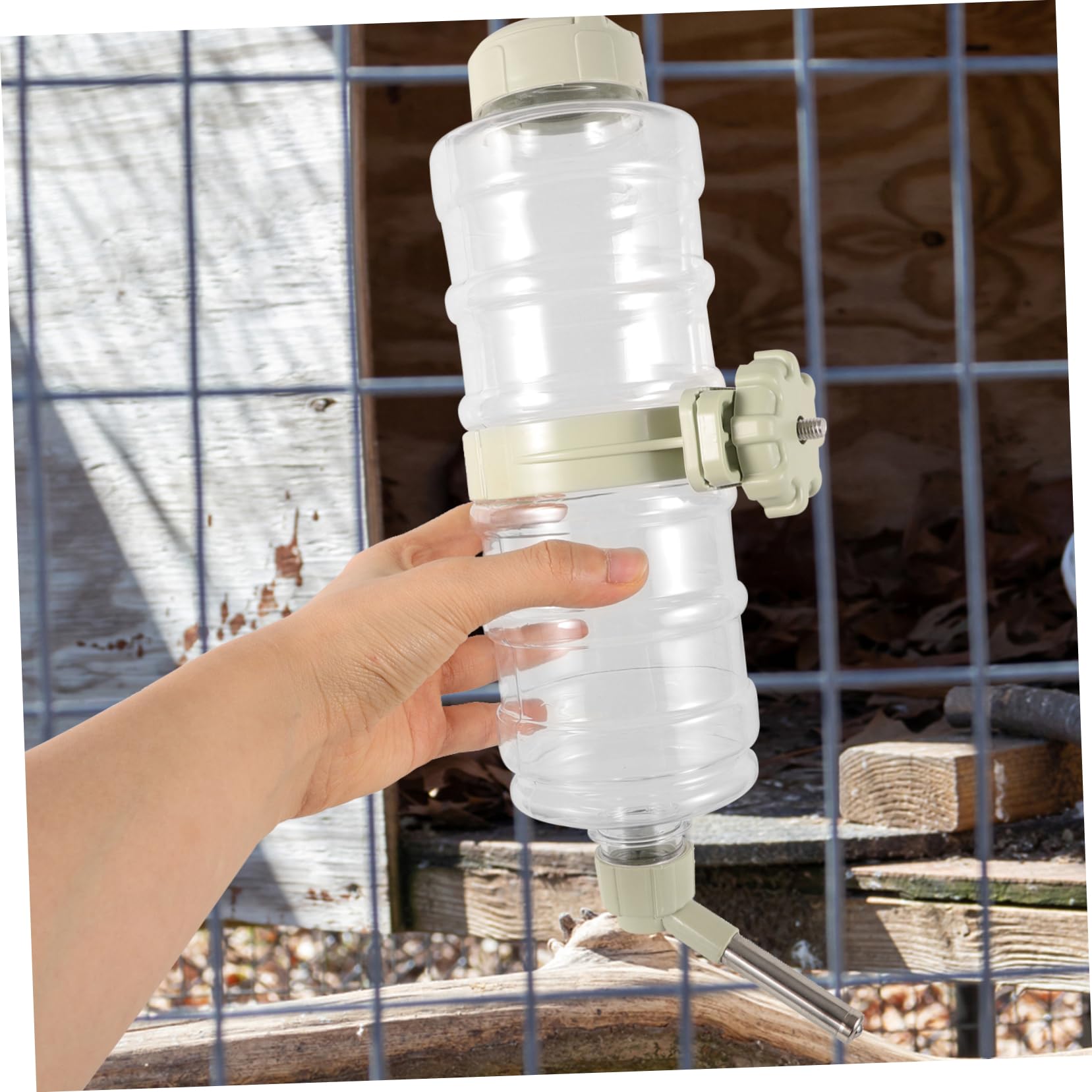 Milisten 3stücke Hundewasserflasche Für Käfige Auslaufsicherer Wasserspender Für Kleine Tiere Mit Automatischer Fütterung Für Hunde Katzen Kaninchen Und Meerschweinchen