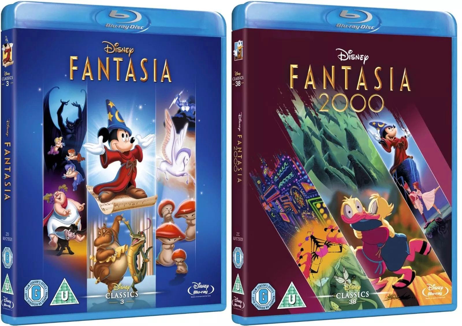 Fantasia: 2-Movie Collection [Blu-ray] (Original 1940 + Fantasia 2000)