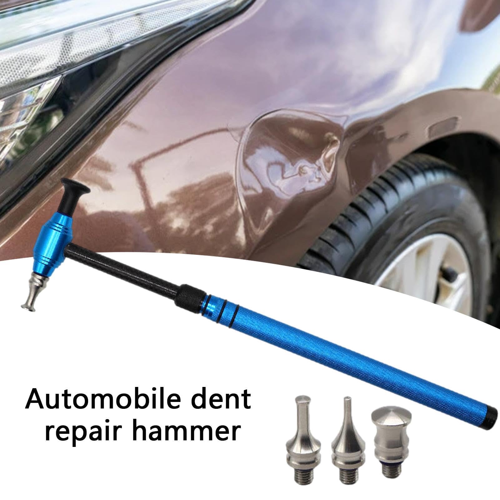 Martello Per Riparazione Ammaccature Per Auto, Levabolli Carrozzeria, Kit Di Strumenti Di Riparazione Per Ammaccature Regolabile, Strumenti Per La Rimozione Di Ammaccature Regolabili Per Carrozzeria