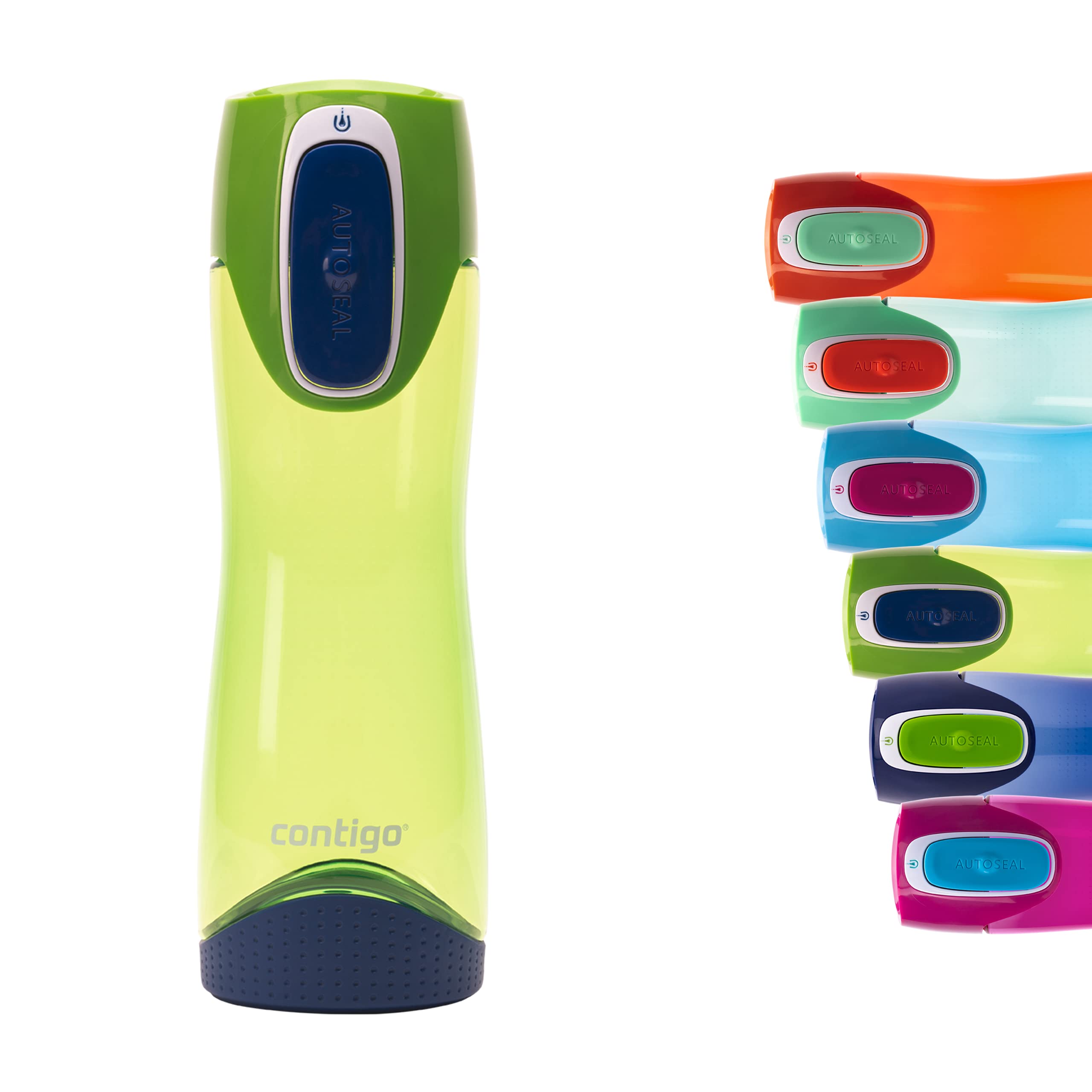 Contigo Thermobecher West Loop Autoseal, Edelstahl Isolierbecher & Trinkflasche Swish Autoseal, große BPA-freie Kunststoff Wasserflasche für Kinder