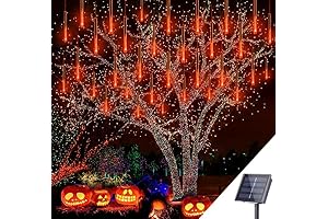 Kwaiffeo Solar Meteor Shower Lights - Illuminate Your Christmas Tree and Outdoor Festivities