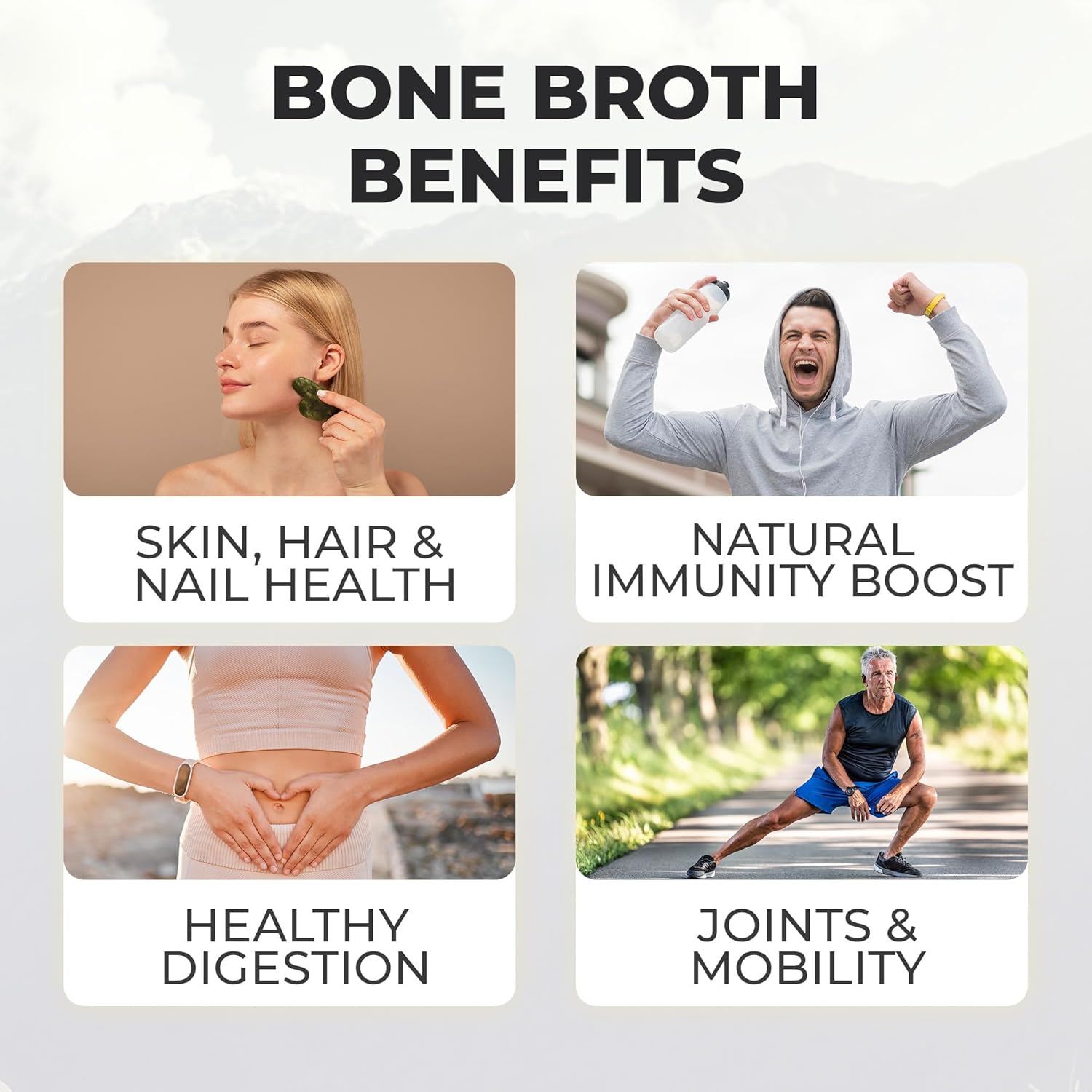 PaleoPro Bone Broth Collagen Protein Powder - Turmeric Root Grass-Fed Collagen Powder for Skin & Bones - Gluten Free, No Sugar, Soy, Grains, Net Carbs - Paleo & Keto Friendly 20 Servings Ancient Cacao