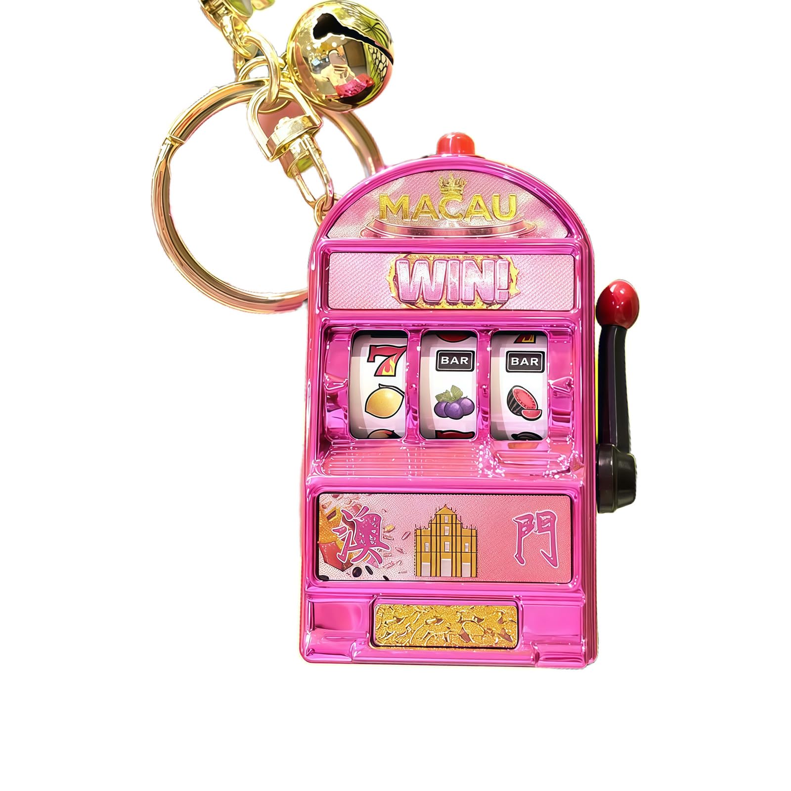 A playful gambling style rotating holder. Sturdy construction. Suitable for a variety of metal surfaces