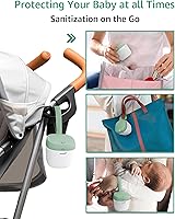 Vista 6 de GROWNSY Pacifier Sanitizer Portable, UV Light Sanitizer on The Go, USB Charging Sanitizer Case, Mini Pacifier Sanitizer 99.99% Cleaned in 59 Seconds