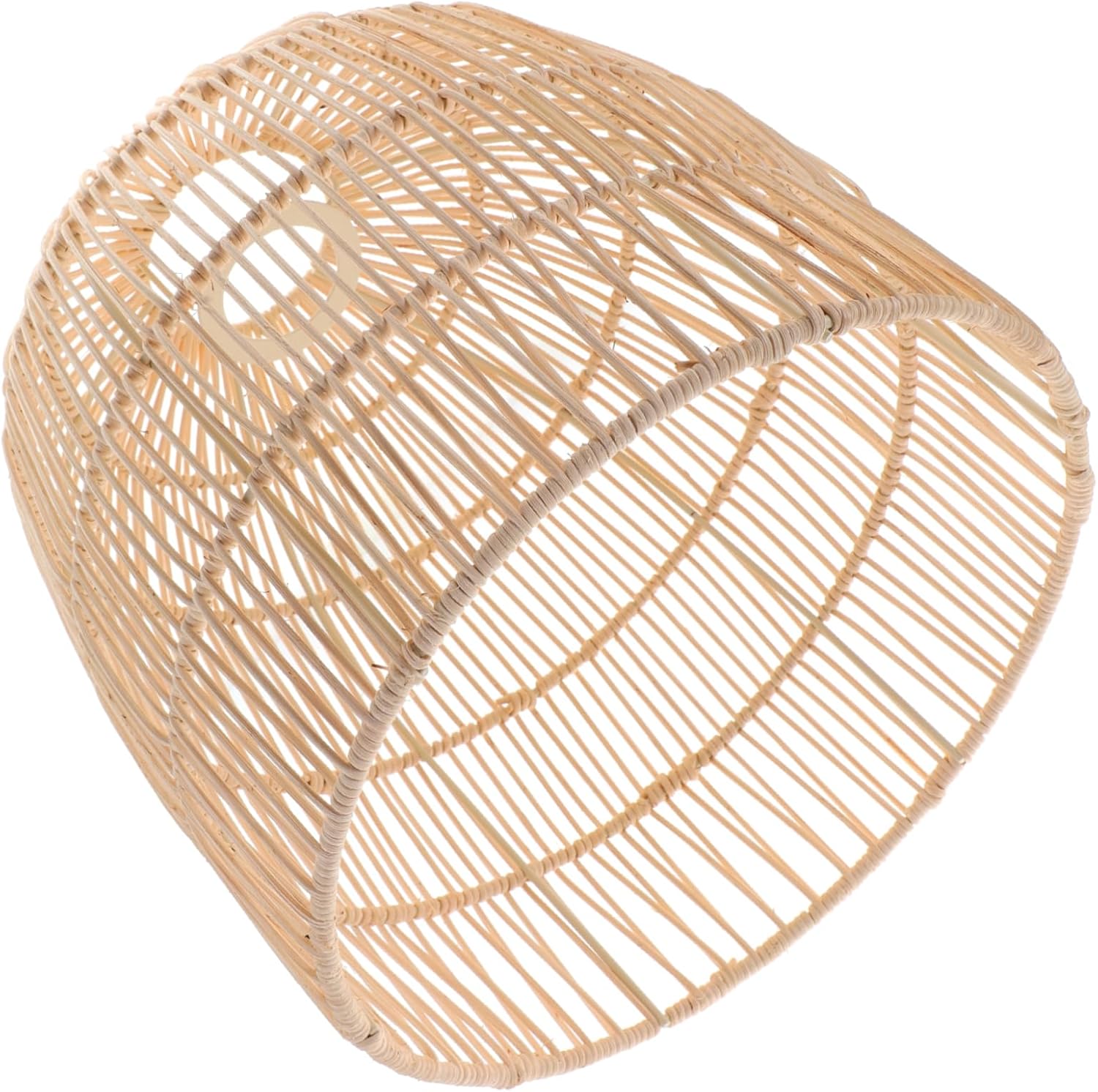 Rattan Ceiling Light Fixture Rustic Chandelier Shades for Pendant Lamp