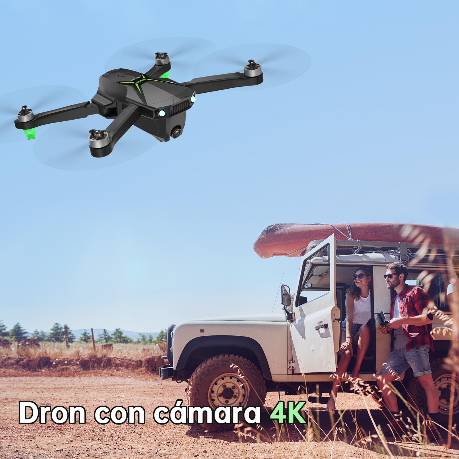 Loolinn | Dron con Cámara 4K para Adultos y Niños 12+ Años para Regalo - Menos de 250g, Fotos en 4K, Videos en 2K, Retorno Inteligente por GPS, Certificación Aprobada C0 (Ideal para Regalo)
