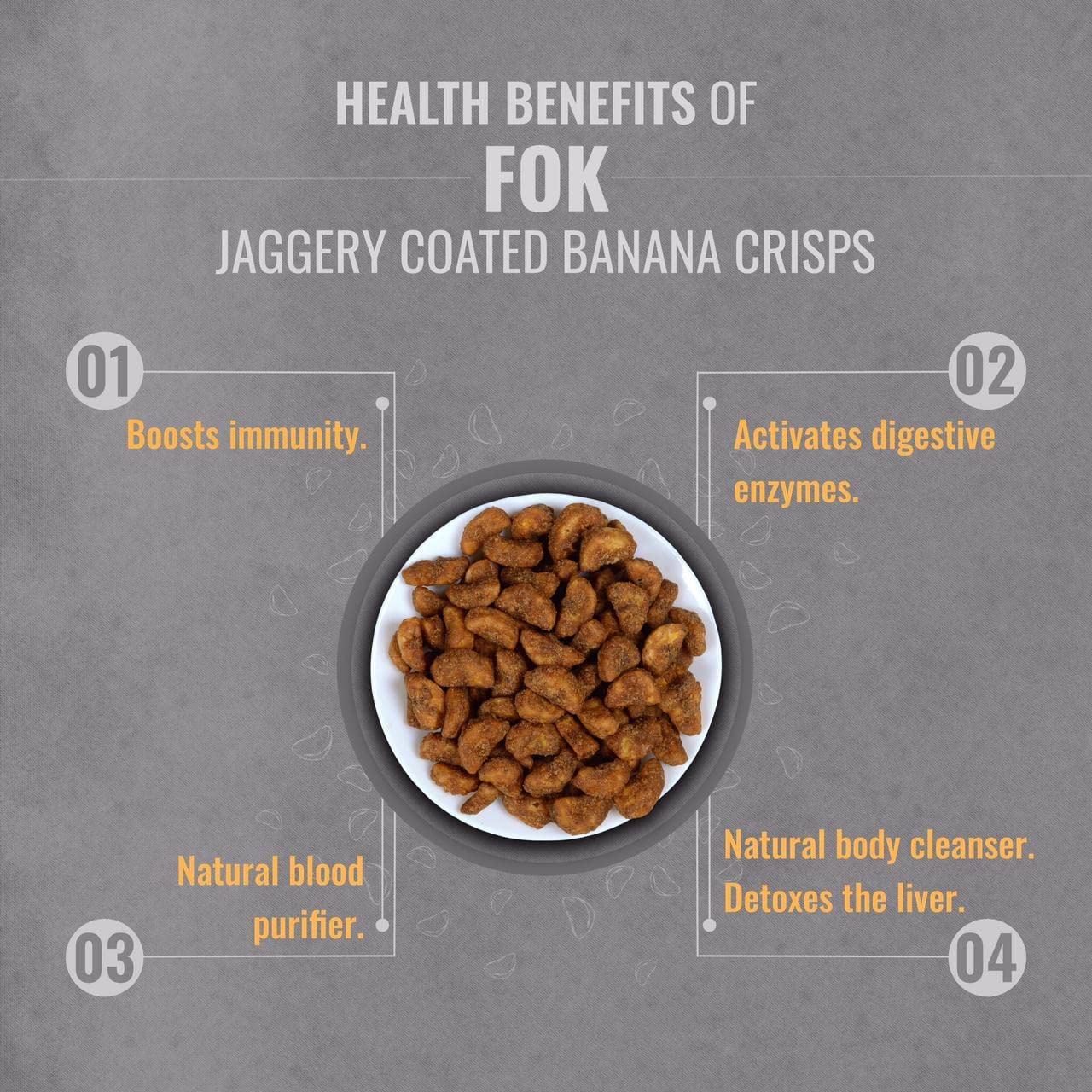 FLAVORS OF KERALA (FOK) - Onam Special Combo | Kerala Banana Chips In Coconut Oil (500 GM) & Jaggery Coated Banana Chips (Sharkara Upperi) (500 GM) | - Image 6 thumbnail