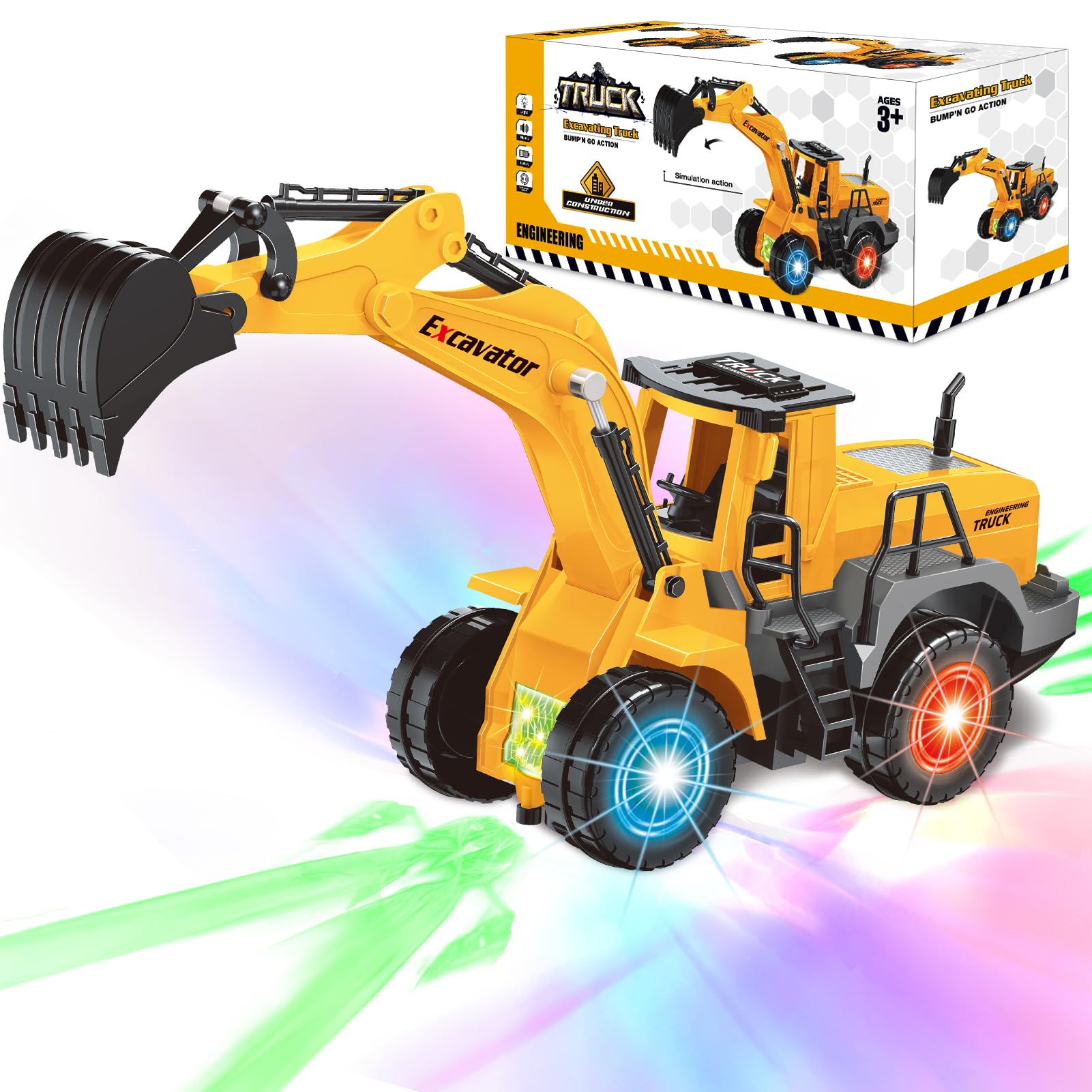 ALOTJOY Light & Music Excavator