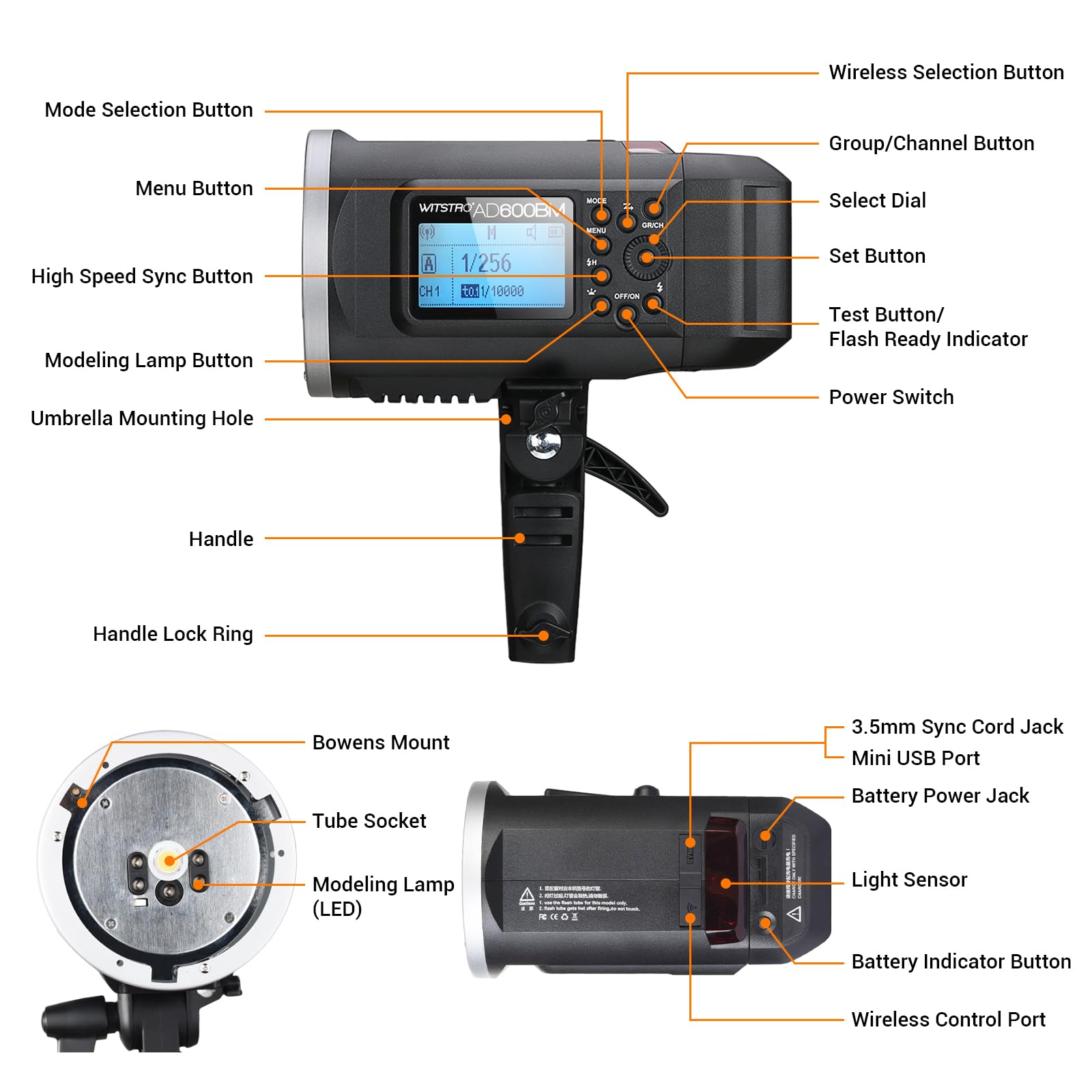 Godox AD600BM ライトヘッド付 Amazon.com : Godox AD600BM Outdoor Flash Strobe Studio