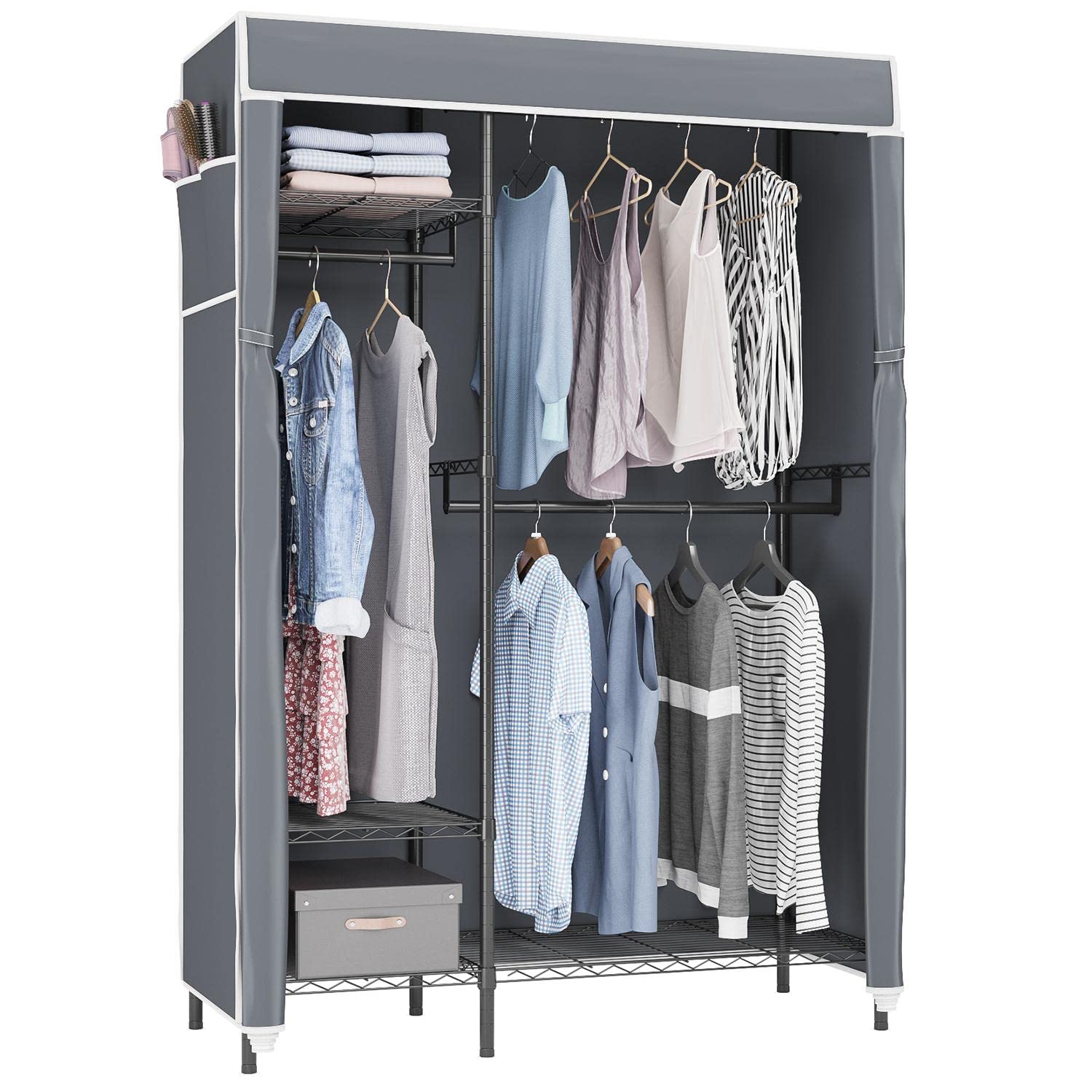 Buy VIPEK V2C Heavy Duty Covered Clothes Rack for Hanging Clothes