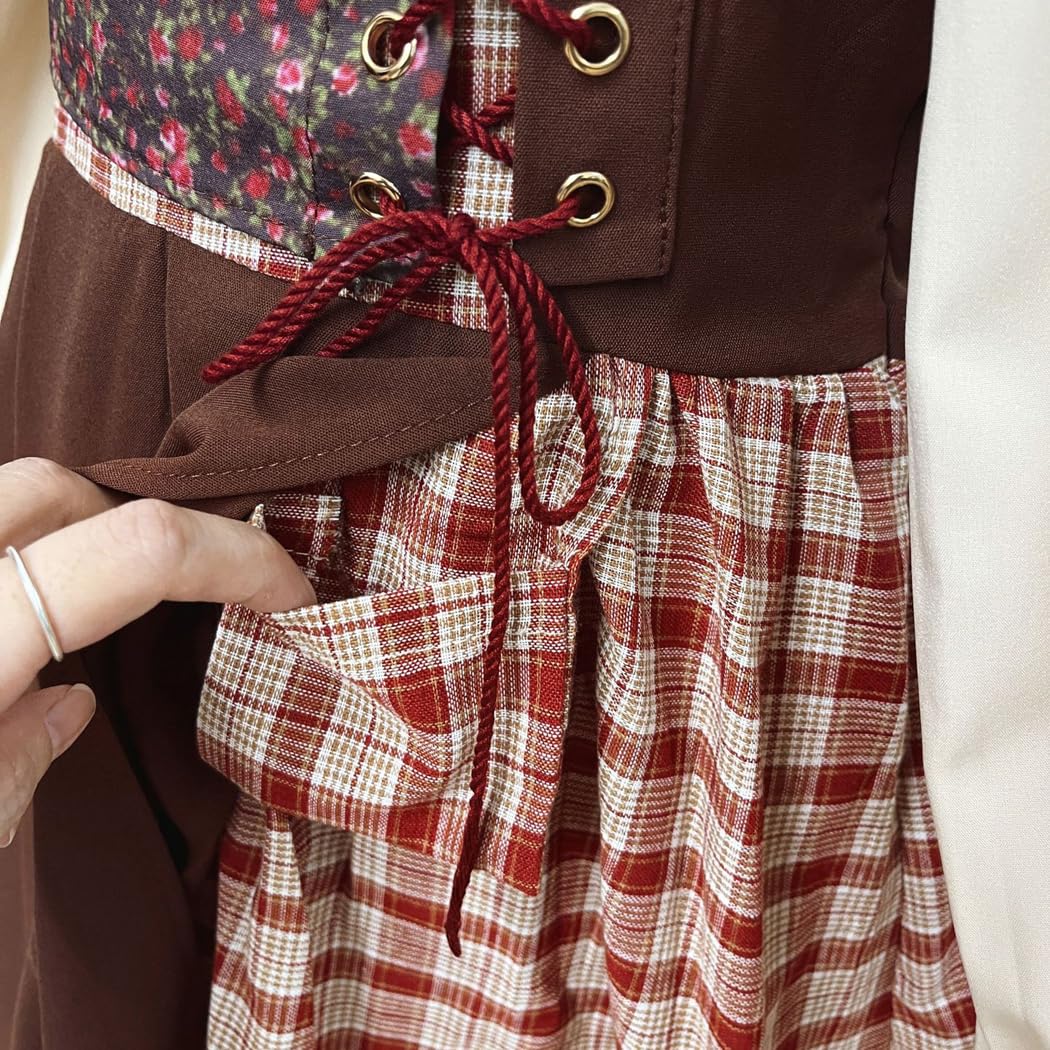 Kostiumy na Halloween, przebranie księżniczki Kopciuszka, sukienki cosplay dla wiejskiej pokojówki