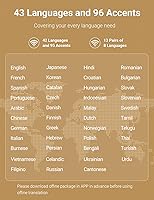 Vista 7 de Timekettle W4 Pro - Audífonos intérprete AI, traducción bidireccional de voz en tiempo real, más de 40 idiomas, traducción de video y llamadas