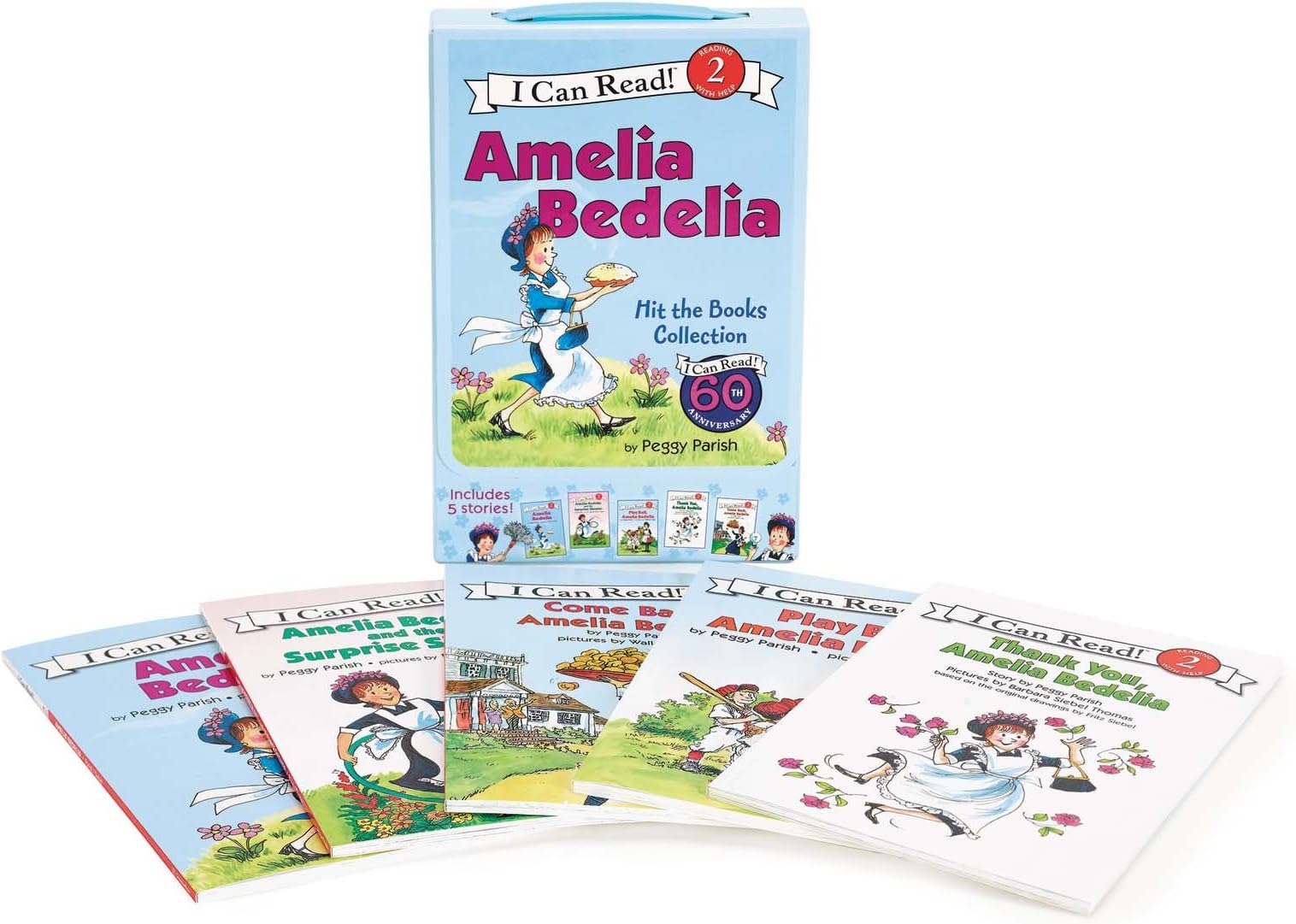 Amelia Bedelia 5-Book I Can Read Box Set #1: Amelia Bedelia Hit the Books (I Can Read Level 2)