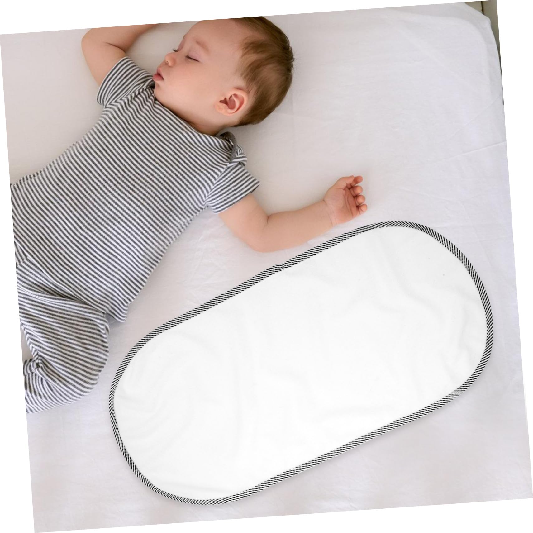 TOYANDONA Set 6 Pezzi Tappetini Fasciatoio Portatili Impermeabili in Cotone Leggeri per Cambiare Pannolino, per Viaggi Ragazzo Ragazza e Ragazzo Ragazza
