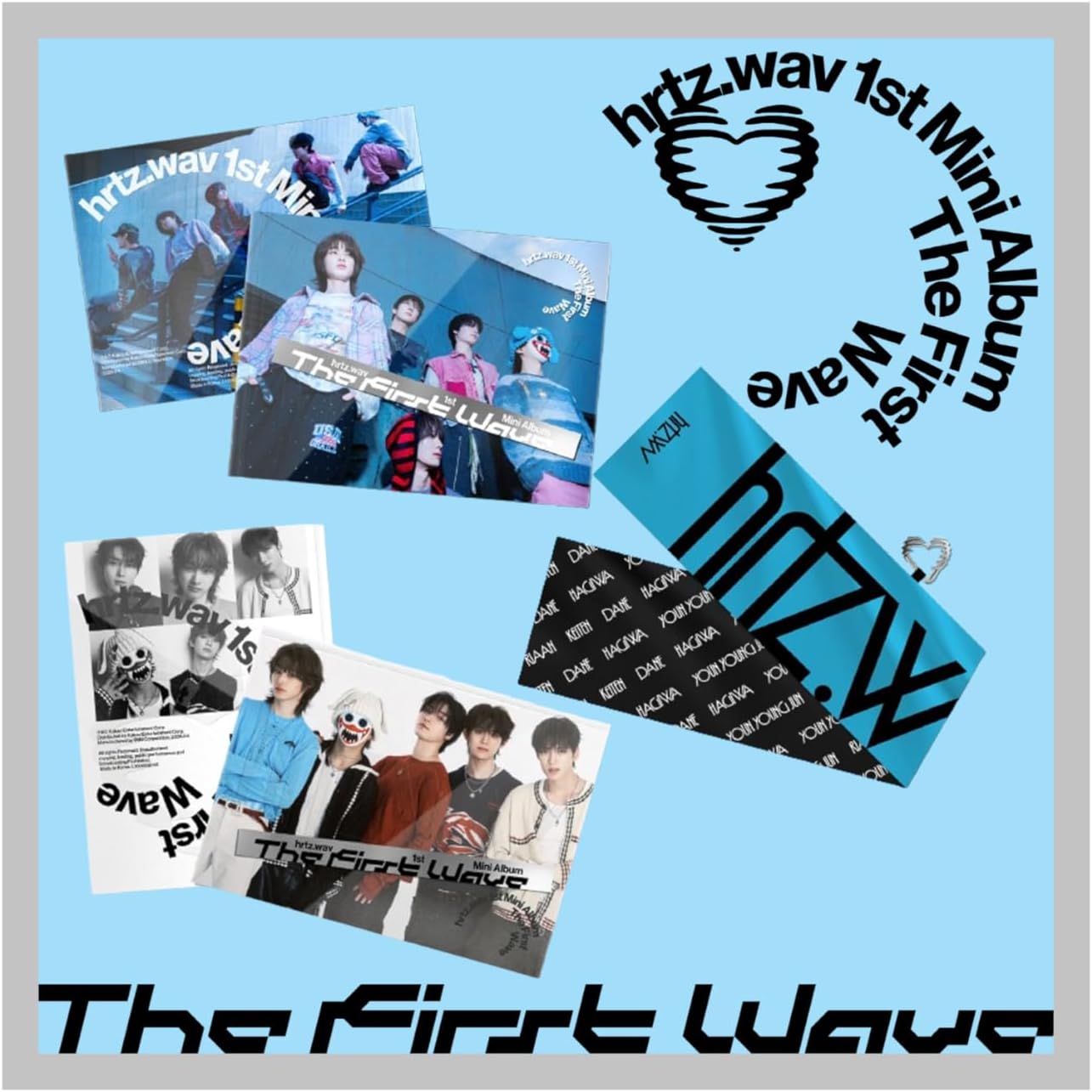 (Standard Set : hrtz+wav) hrtz.wav The First Wave 1st Mini Album with Tracking