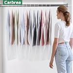 Carbrea 12 Sac de vêtements translucides - Sac de robe Sacs pour rangement - 24" x 42"