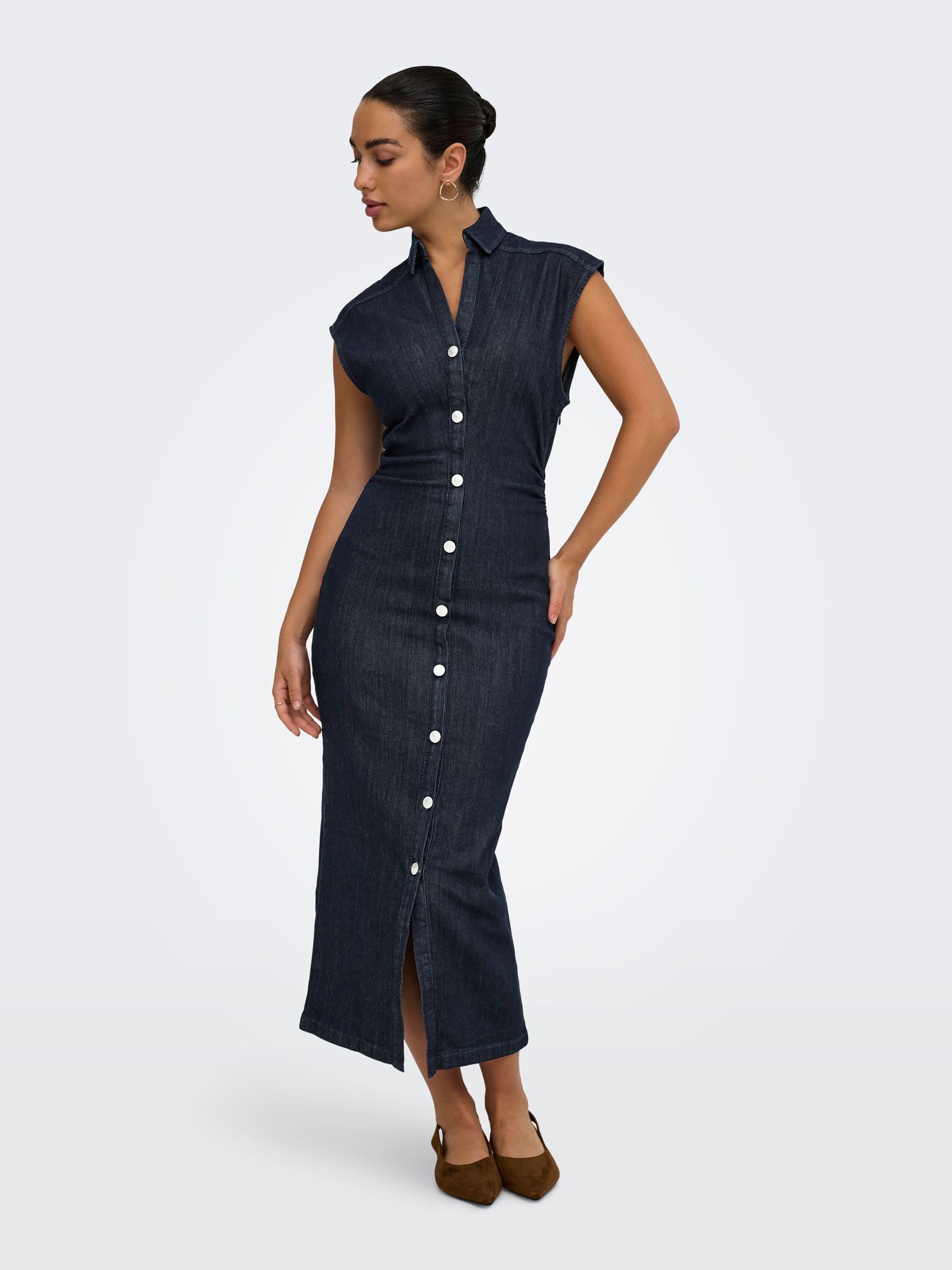 ONLY Female Jeanskleid ONLBABE Midikleid | Denim Dress