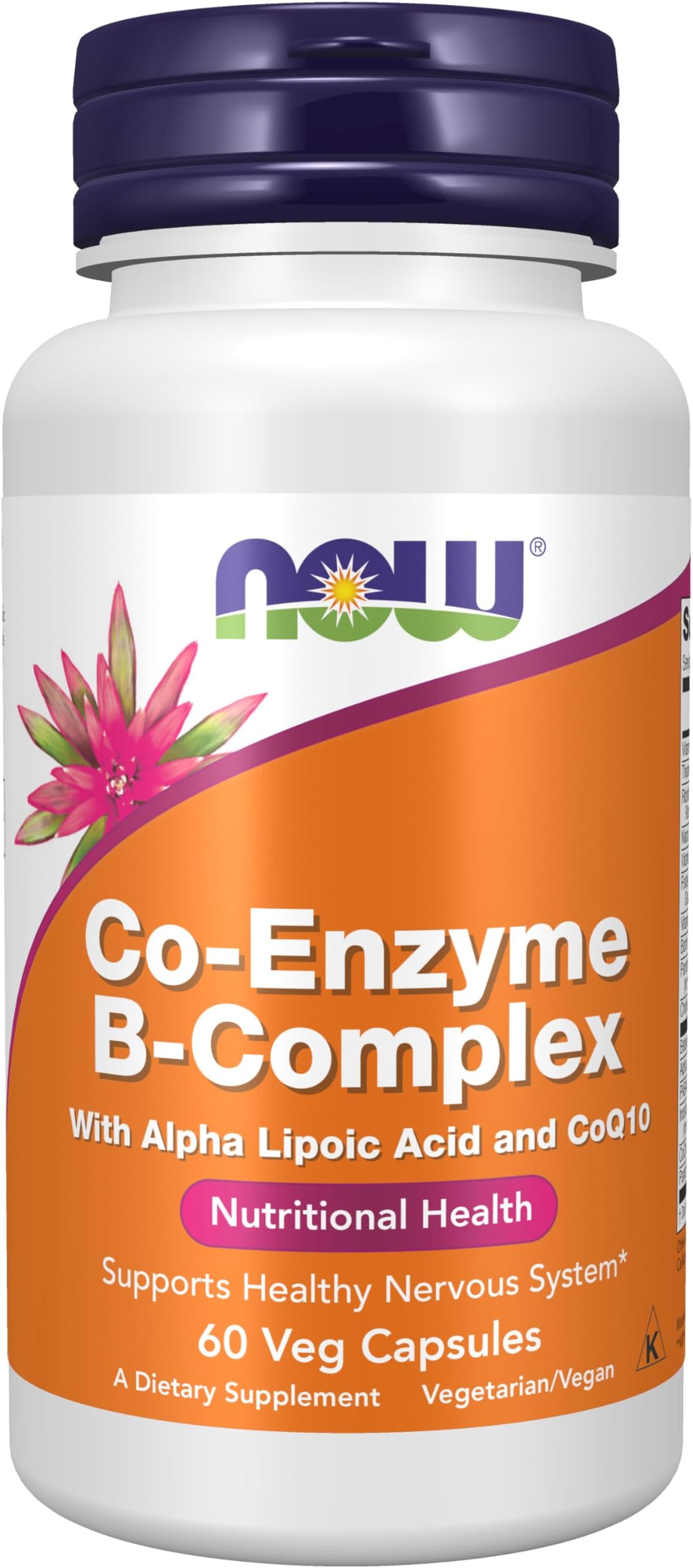 Amazon.com: NOW Foods Supplements, Co-Enzyme B Complex with Alpha ...