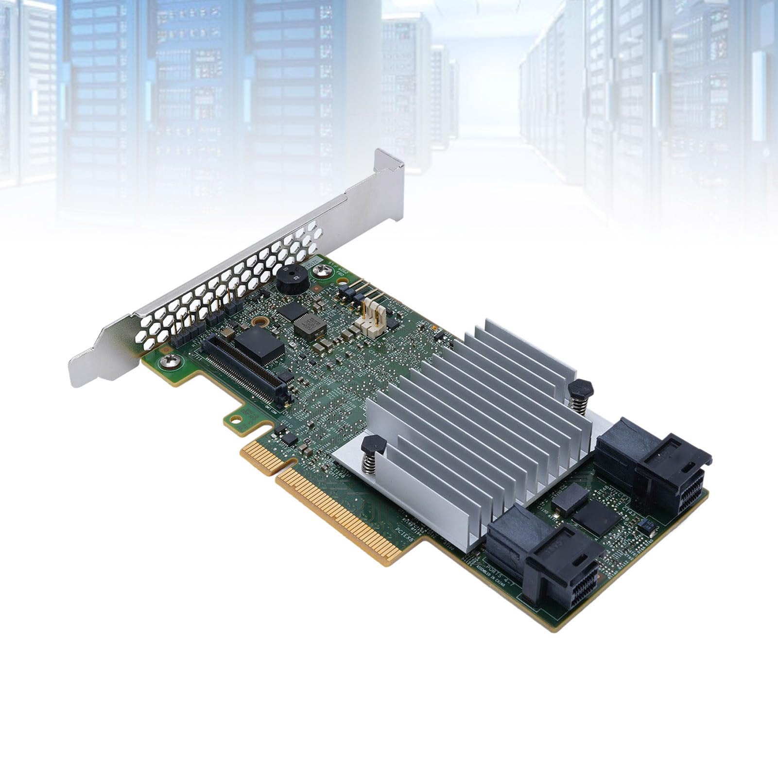 Karta, szybkość Przesyłania Danych 12 GB/s 2 GB Pamięci Podręcznej PCI Express 3.0 z 4 Wewnętrznymi Portami Serial ATA SAS, do Komputerów Stacjonarnych Serwery Stacje Robocze