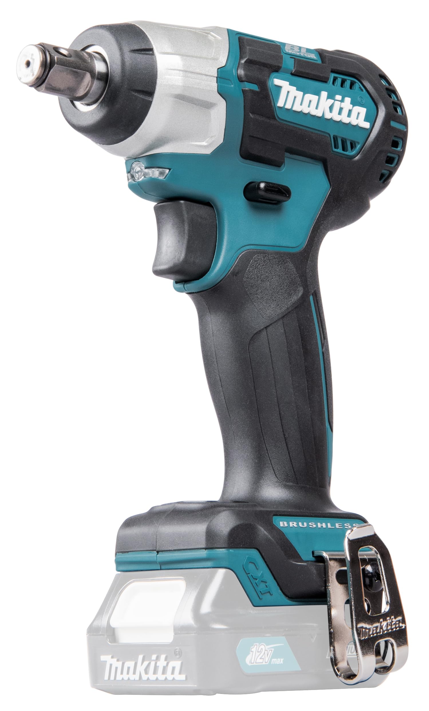 Makita Klucz Udarowy, Czarny/Niebieski, 19.61 x 7.19 x 16.41 cm; 830.07 g