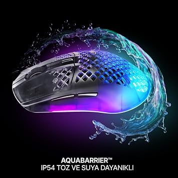 SteelSeries Aerox 3 Wireless Gen 2 - Shadow 4K Kablosuz Gaming Mouse